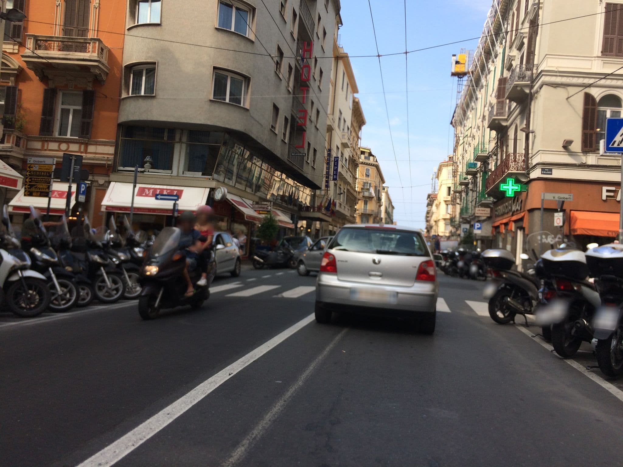 Street view near Beach apartment in center, Sanremo — © cxc (CC BY-SA · Mapillary)
