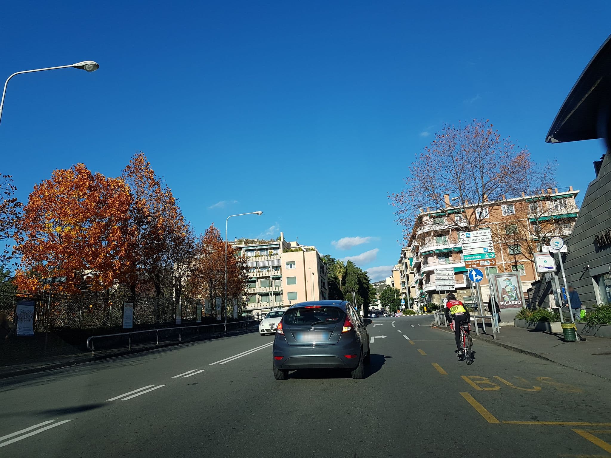 Street view near Foresteria Boccadasse, Genoa — © ale_zena_it (CC BY-SA · Mapillary)