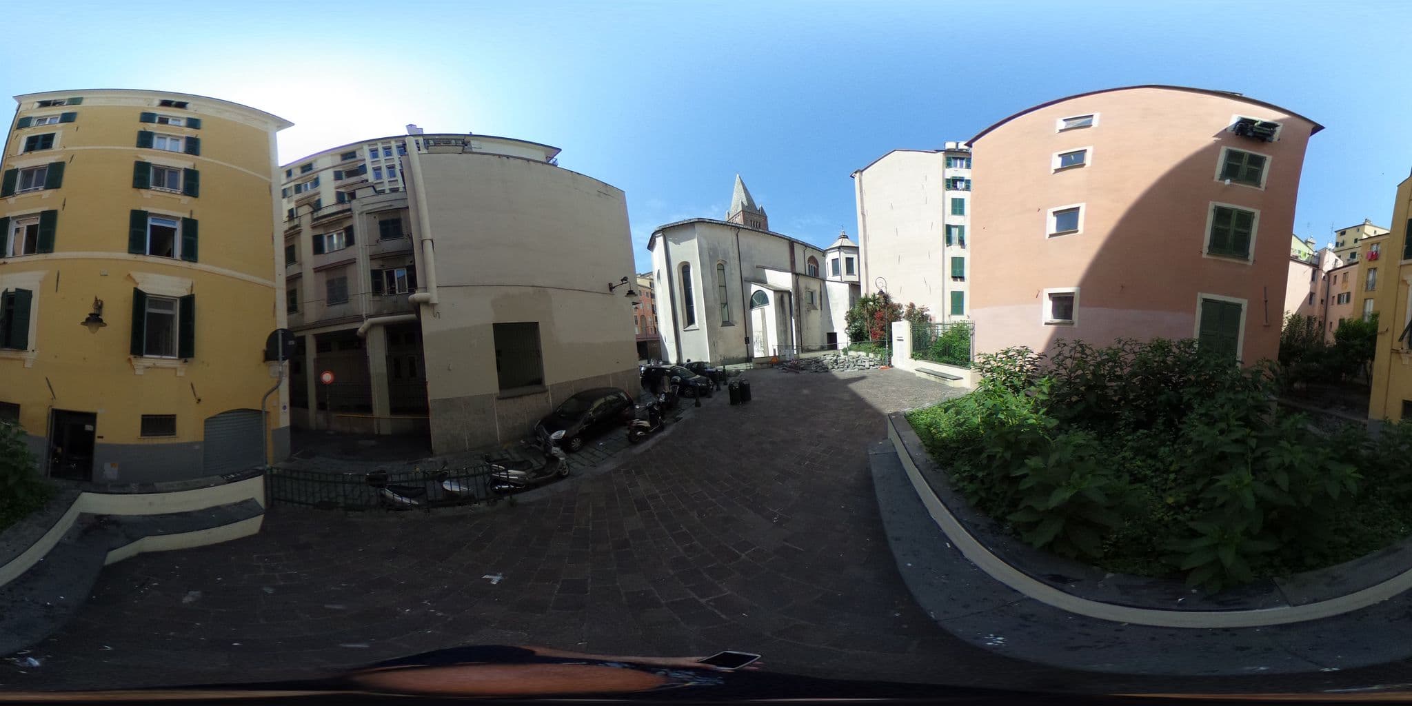 Street view near Casa di Ravecca, Genoa — © ale_zena_it (CC BY-SA · Mapillary)