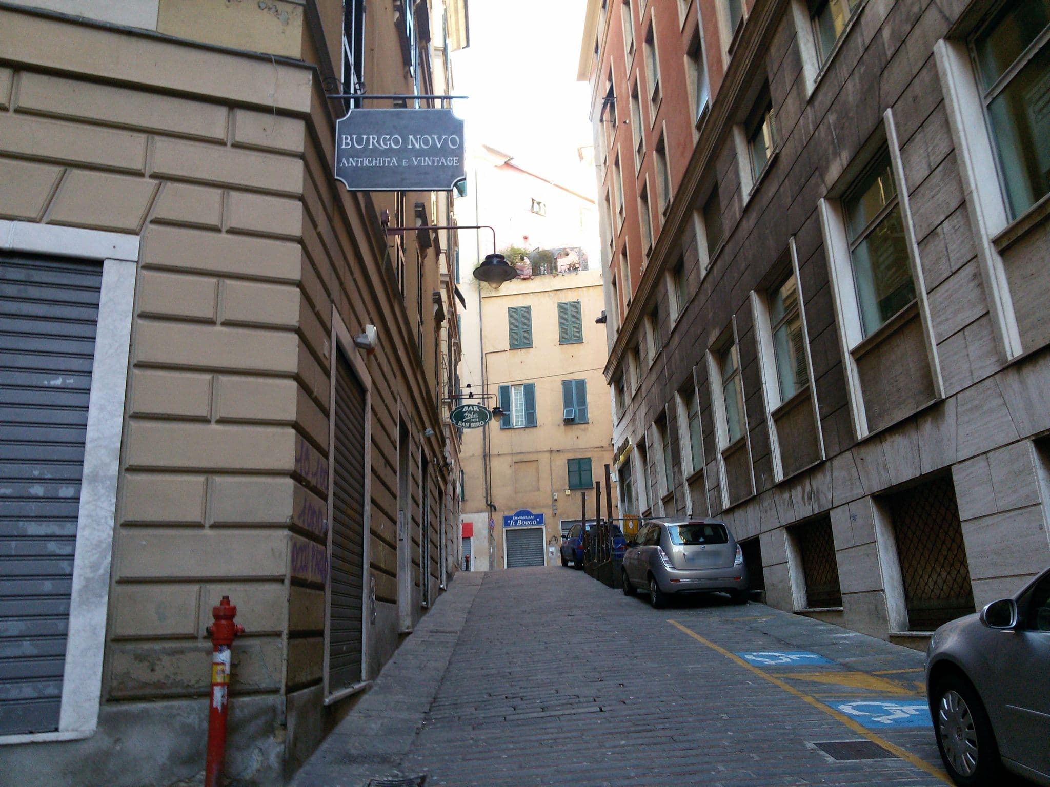 Street view near Al Basilisco, Genoa — © ale_zena_it (CC BY-SA · Mapillary)