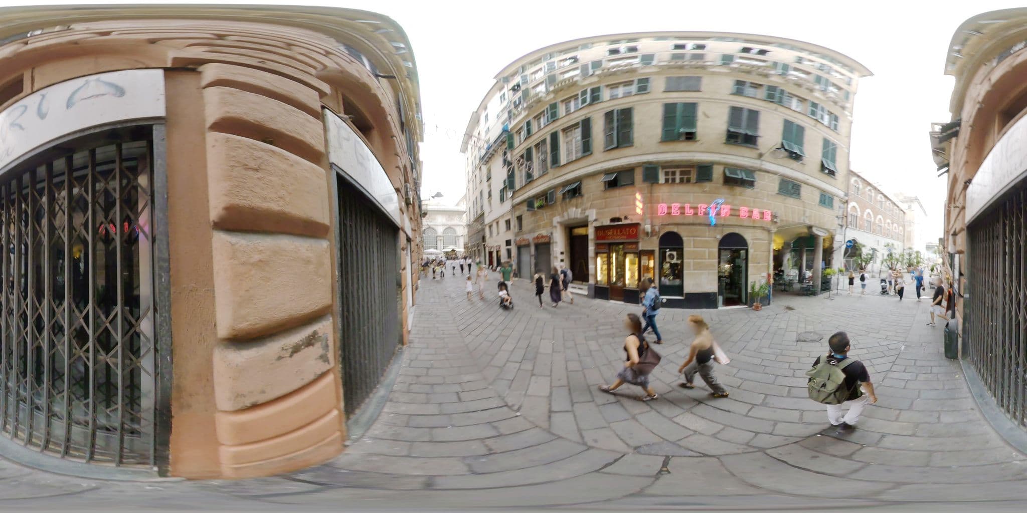 Street view near Bluripa Guest House, Genoa — © mapconcierge (CC BY-SA · Mapillary)