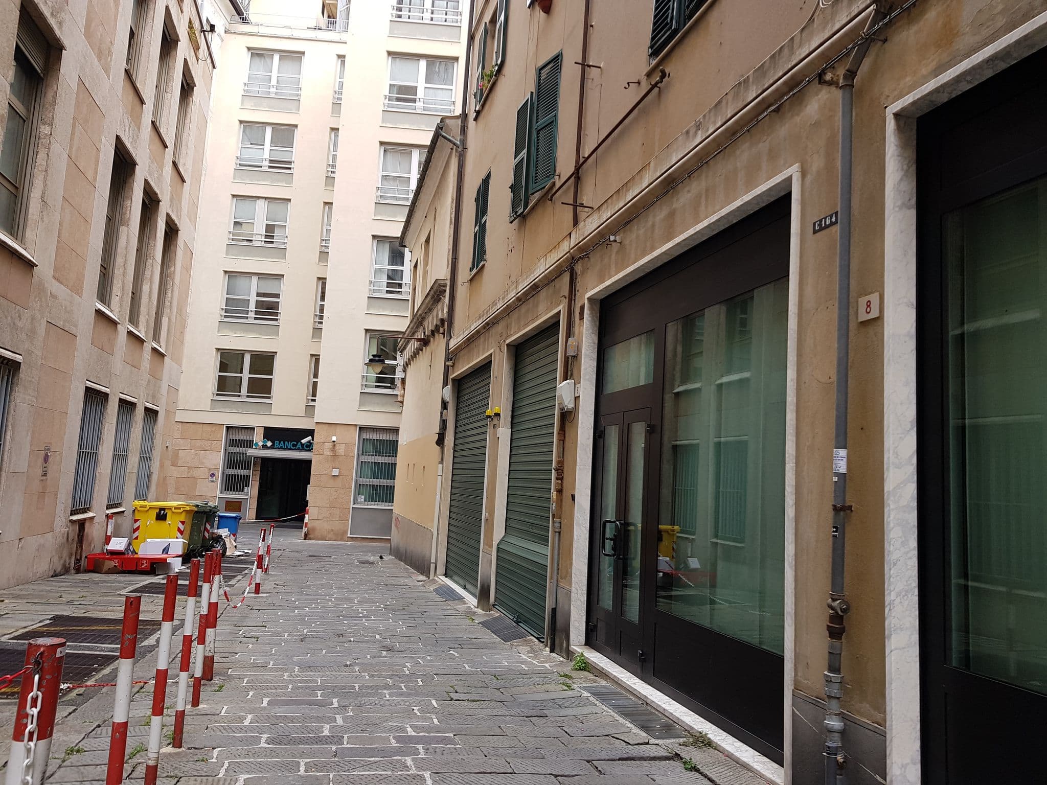 Street view near 7 Soli Frangipani, Genoa — © ale_zena_it (CC BY-SA · Mapillary)
