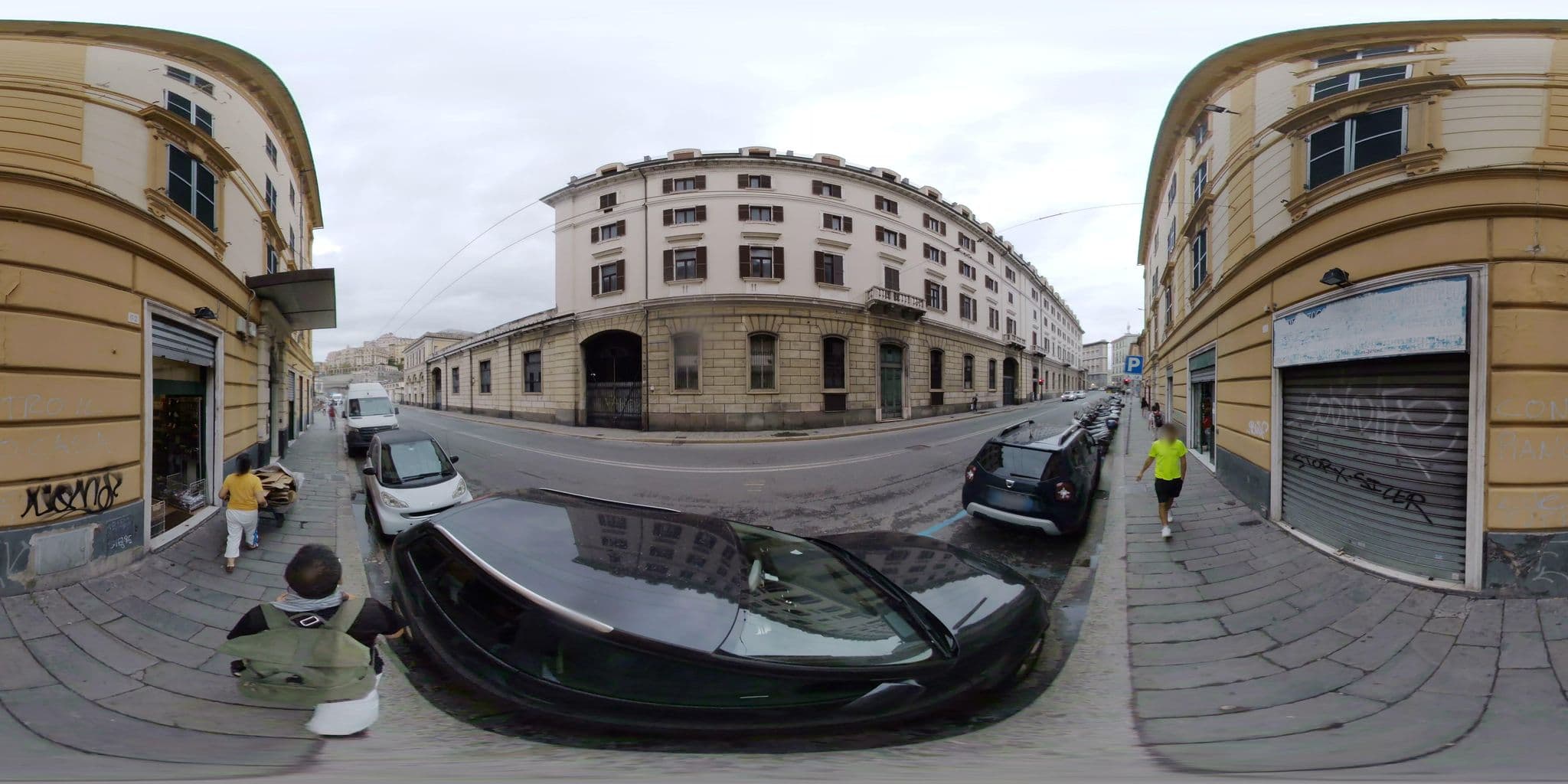 Street view near Hotel Alexander di Ca.Te.Vo SRL, Genoa — © mapconcierge (CC BY-SA · Mapillary)