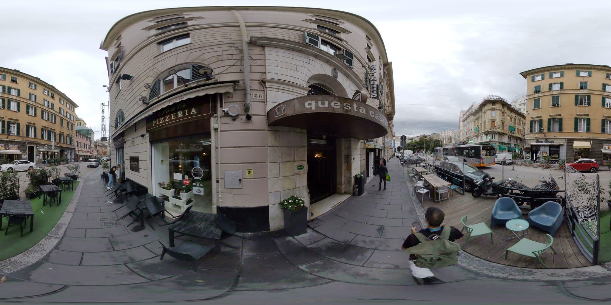 Street view near Cit Hotels Britannia Genova, Genoa — © mapconcierge (CC BY-SA · Mapillary)