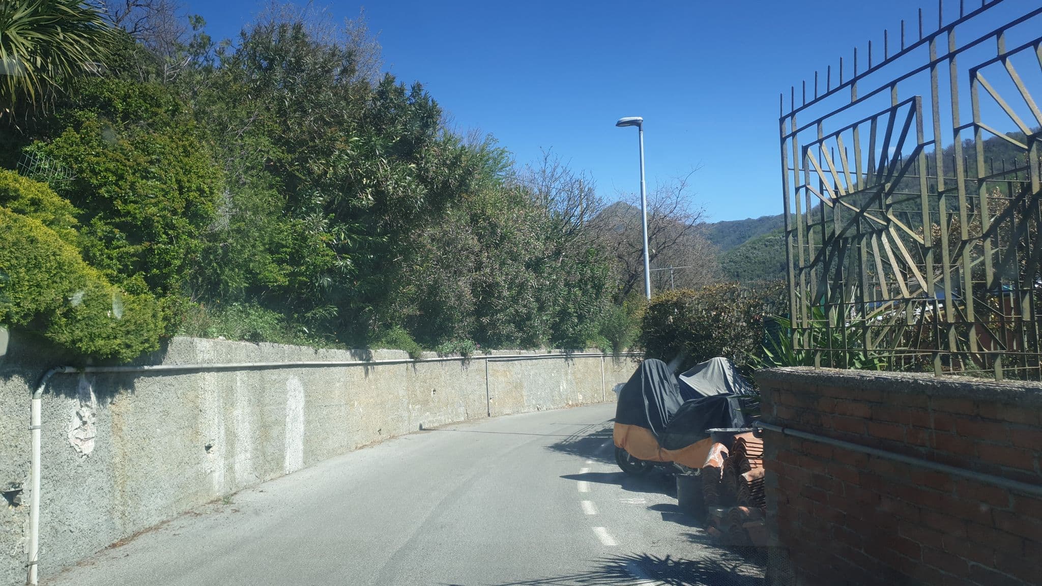 Street view near Villa Pia, Recco — © danielerc (CC BY-SA · Mapillary)