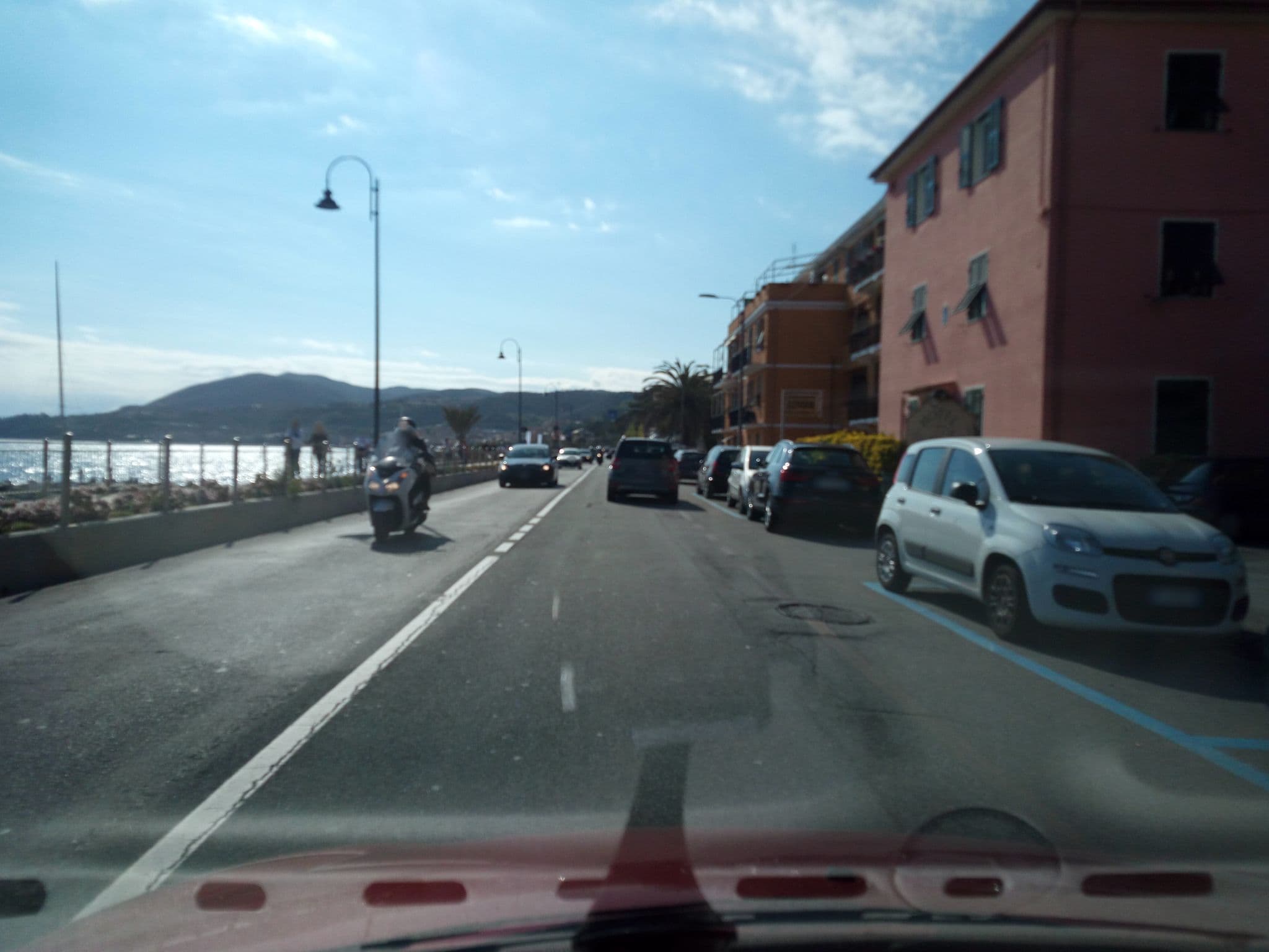 Street view near Albergo Damonte di Damonte Adriano, Cogoleto — © paolobenve (CC BY-SA · Mapillary)