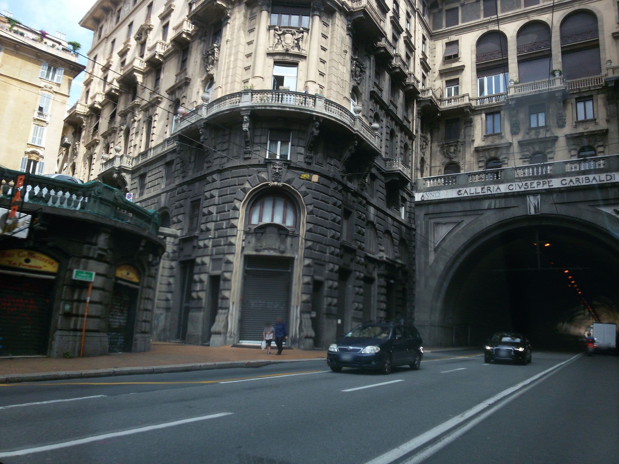 Street view near La Mattonaia Books, Genoa — © ale_zena_it (CC BY-SA · Mapillary)