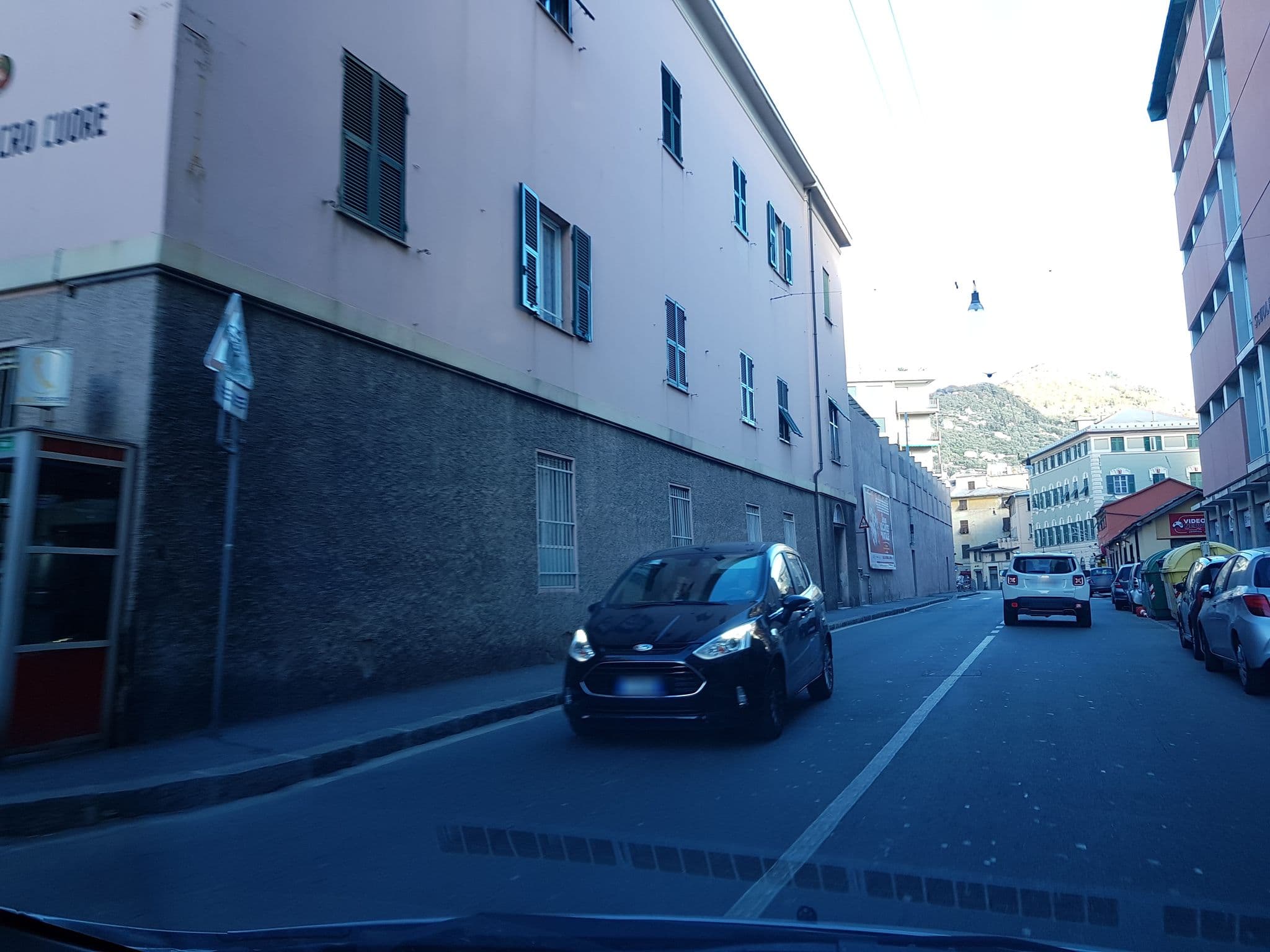 Street view near Casa Sacro Cuore, Nervi — © ale_zena_it (CC BY-SA · Mapillary)