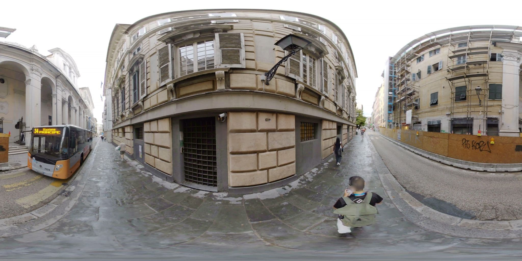 Street view near Dormitorio Via Balbi, Genoa — © mapconcierge (CC BY-SA · Mapillary)