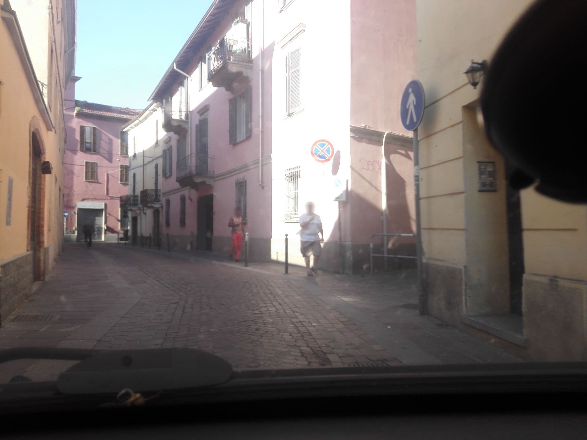 Street view near Il Chiostro Hostel and Hotel, Alessandria — © albialbi (CC BY-SA · Mapillary)