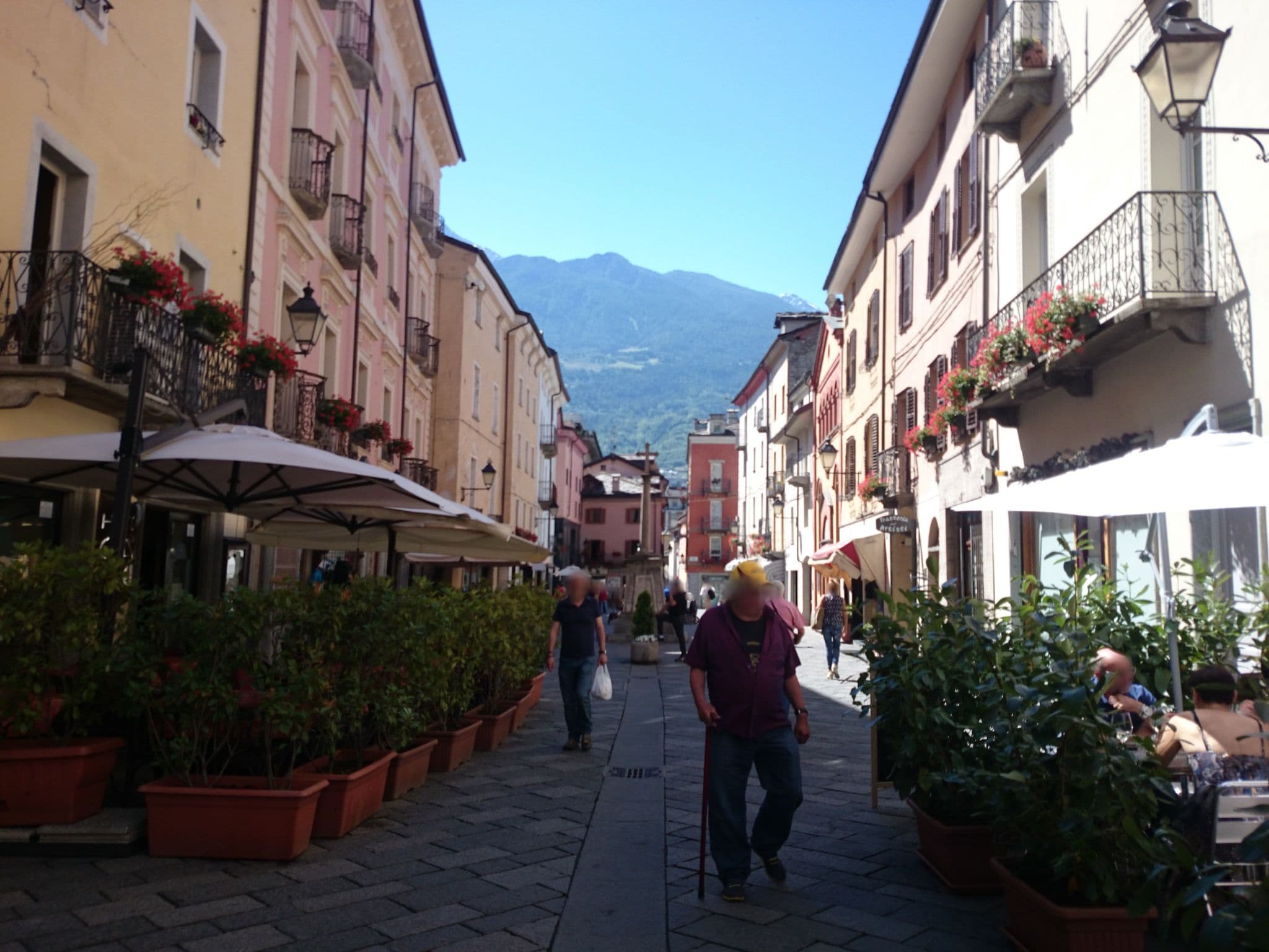 Street view near Les Greniers Appartements, Aosta — © peterneubauer (CC BY-SA · Mapillary)