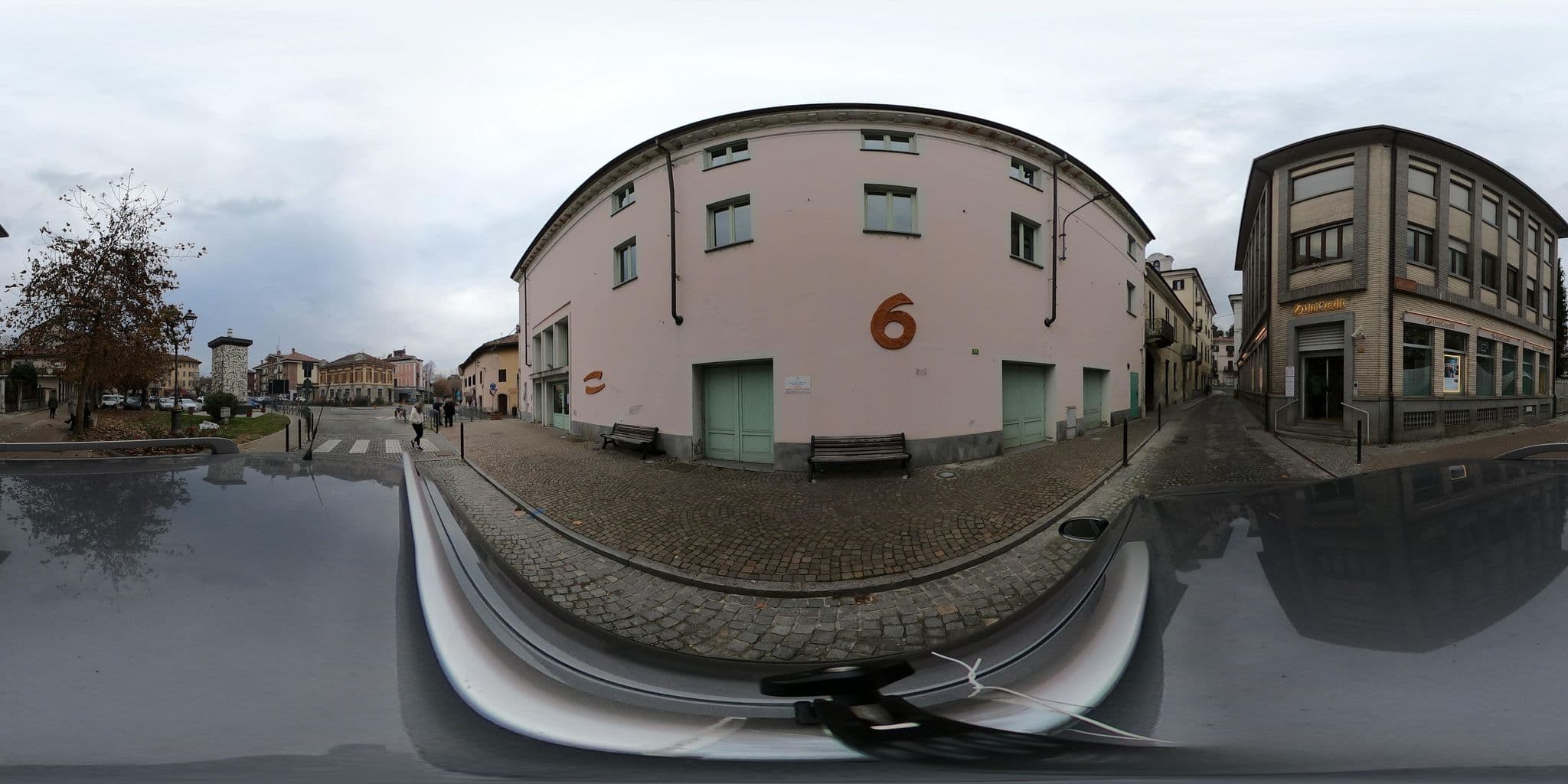Street view near Albergo Ristorante Del Teatro di Artusio Giulia Maria, Castellamonte — © canfe (CC BY-SA · Mapillary)
