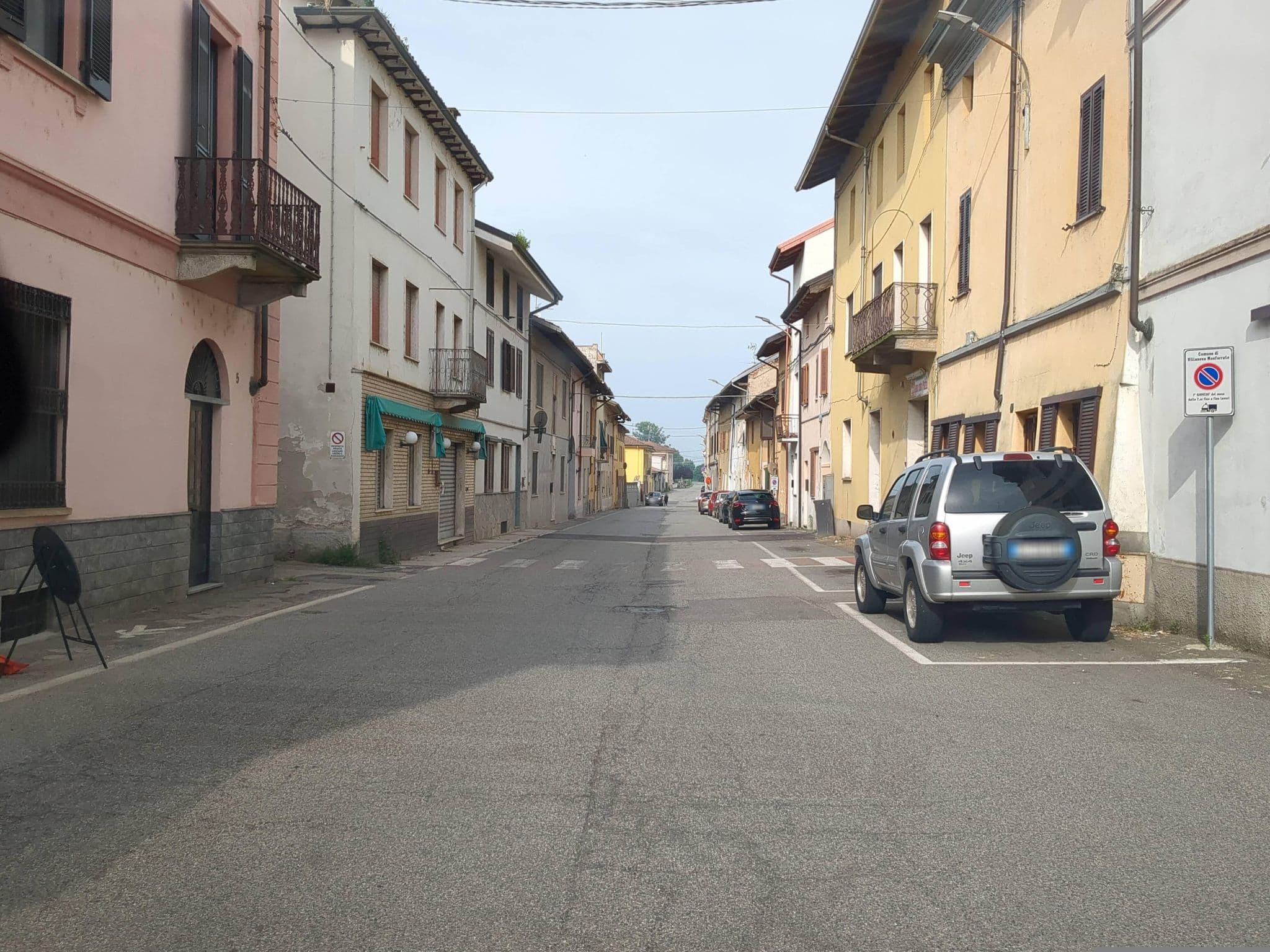 Street view near Hotel Arcotel-Angels di Maria Gabriella Gillone & C. SAS, Villanova Monferrato — © musuruan (CC BY-SA · Mapillary)