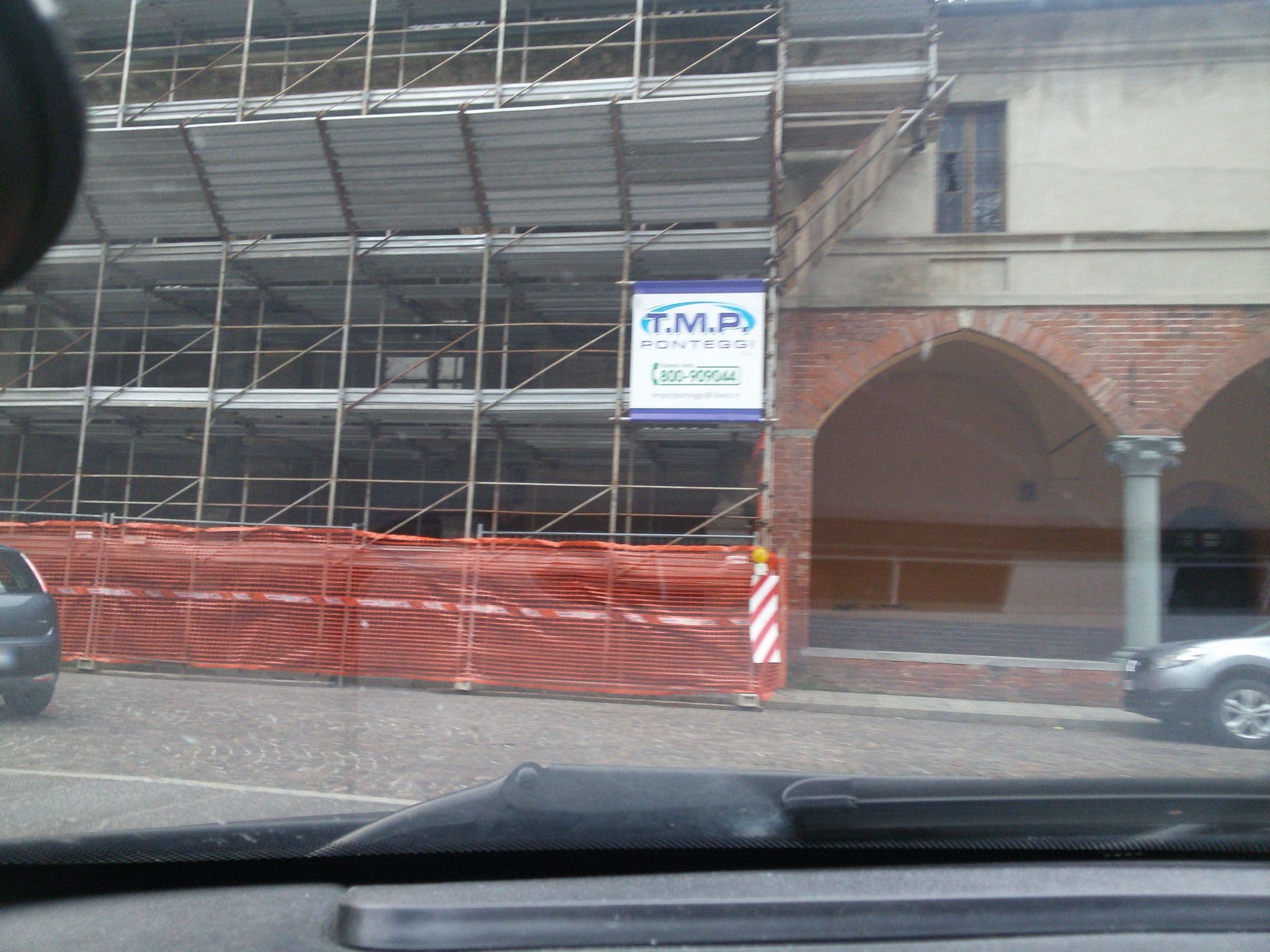 Street view near Albergo Ristorante Valsesia, Vercelli — © sbiribizio (CC BY-SA · Mapillary)