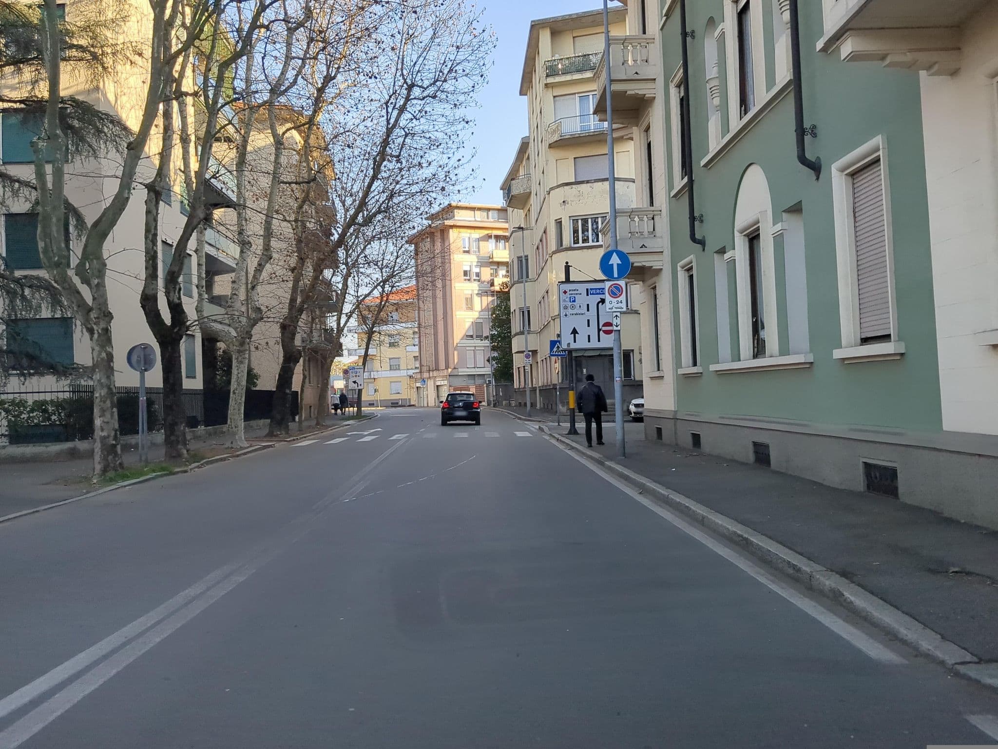 Street view near Hotel Arena, Novara — © musuruan (CC BY-SA · Mapillary)