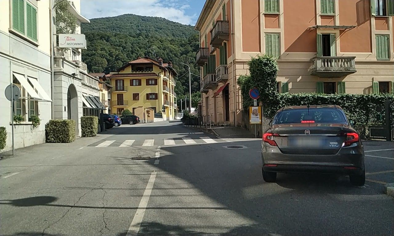 Street view near Albergo Ristorante Granditalia, Quarona — © mikki65 (CC BY-SA · Mapillary)