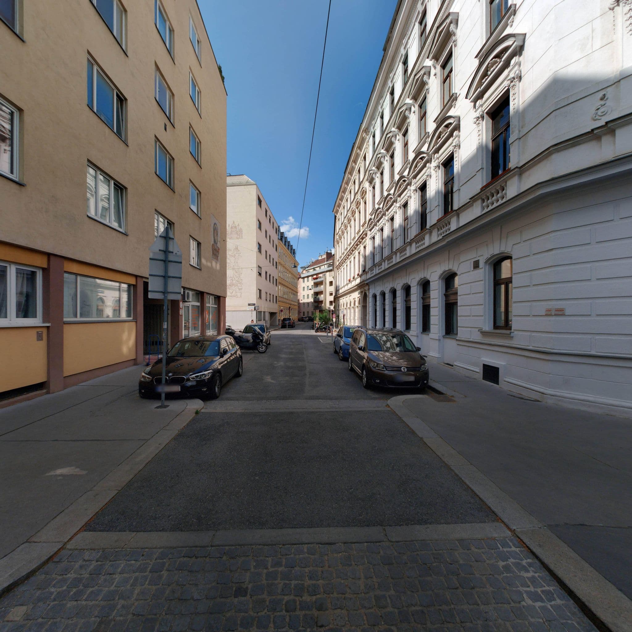 Street view near Robin Wood Apartment | Karlsplatz, Mariahilf — © eliasgander (CC BY-SA · Mapillary)