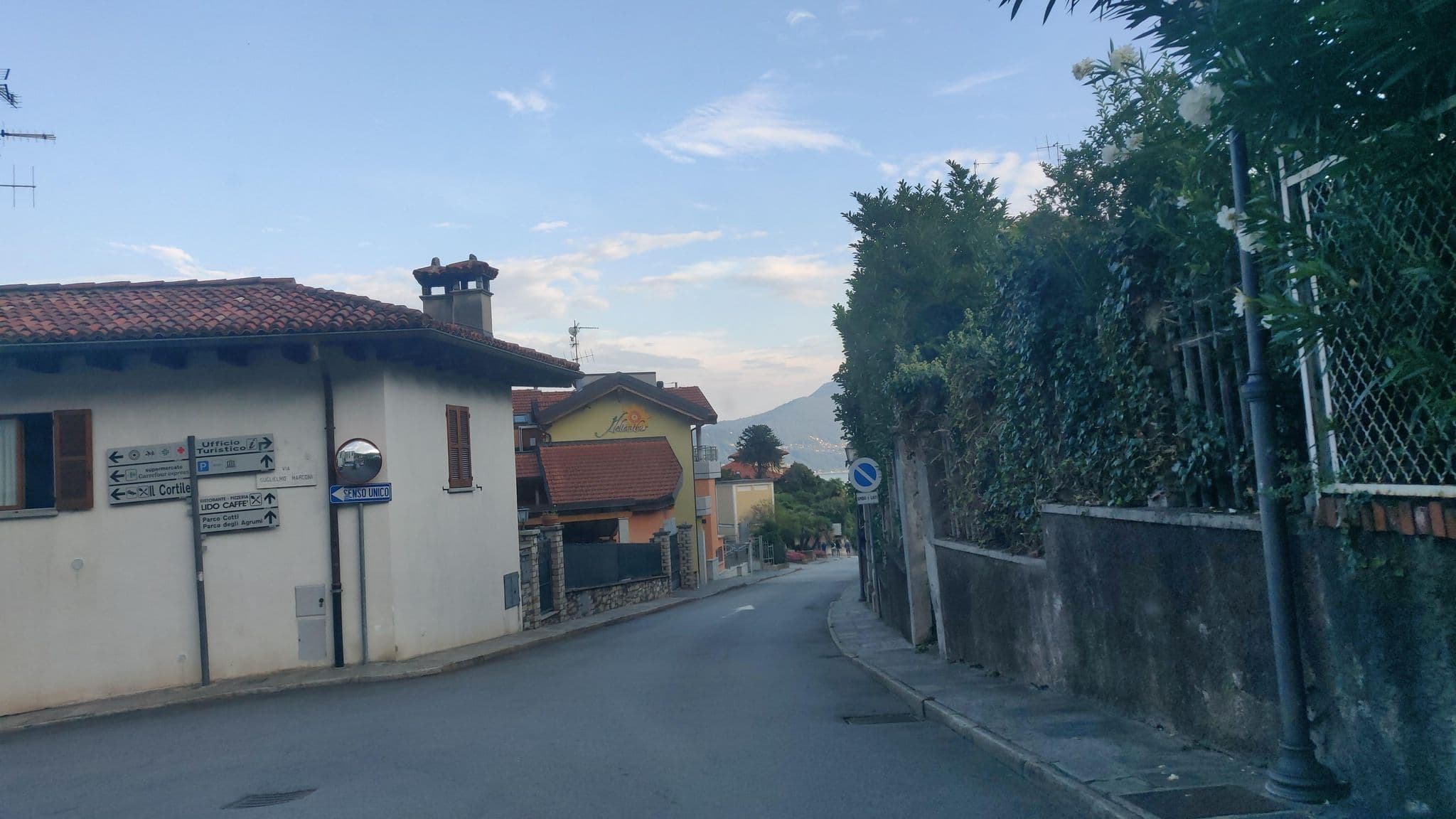 Street view near Helianthus Residence, Cannobio — © namuit (CC BY-SA · Mapillary)