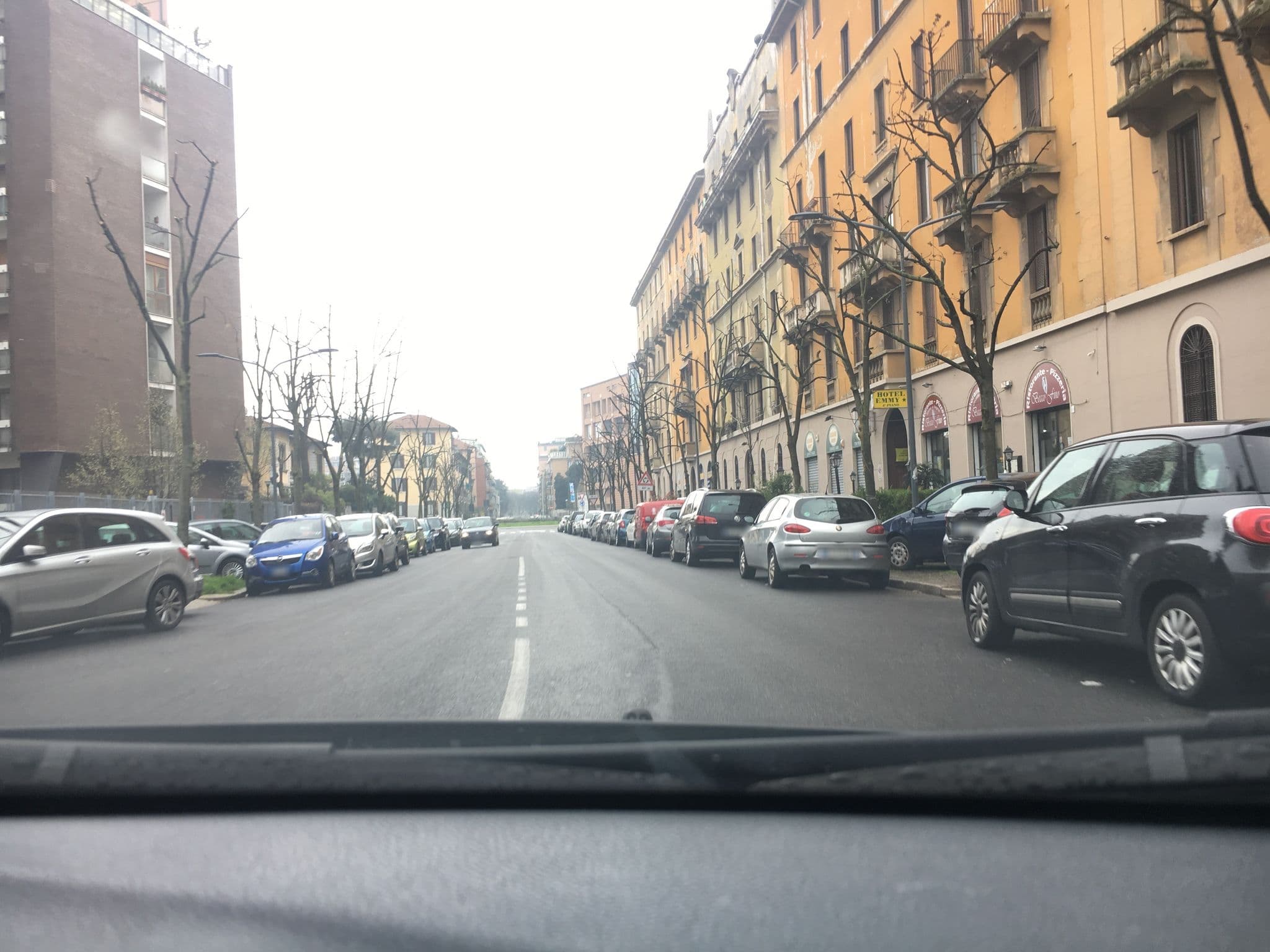 Street view near Emmy Hostel Milan, San Siro — © gre18 (CC BY-SA · Mapillary)