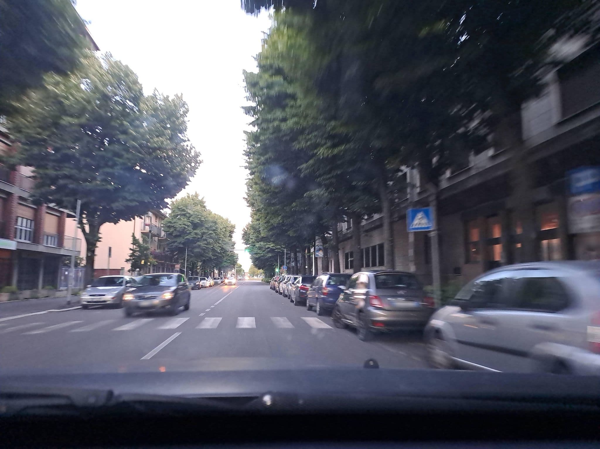 Street view near B&B Campari, Pavia — © gmarzio (CC BY-SA · Mapillary)