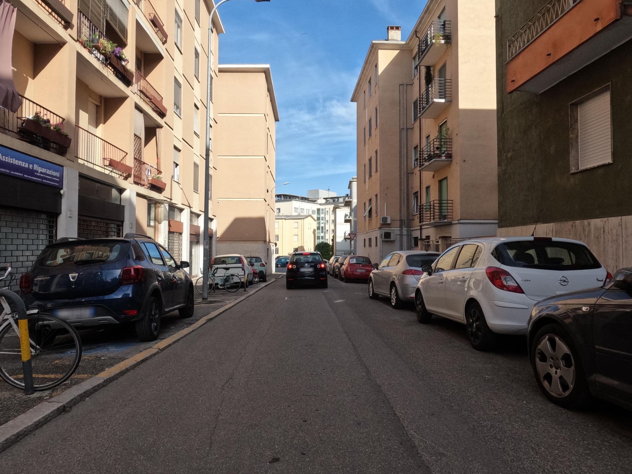 Street view near B&B Students home, Pavia — © gmarzio (CC BY-SA · Mapillary)