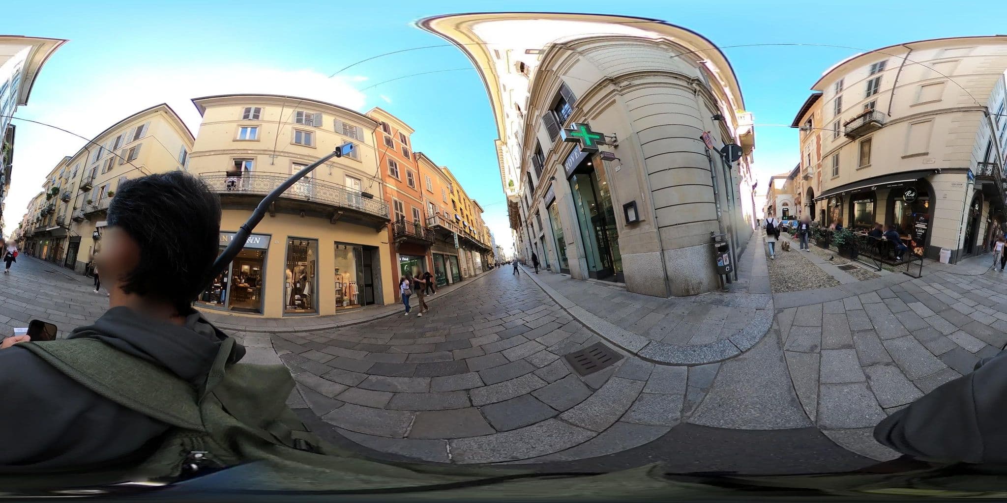 Street view near Arnaboldi Palace, Pavia — © mapconcierge (CC BY-SA · Mapillary)