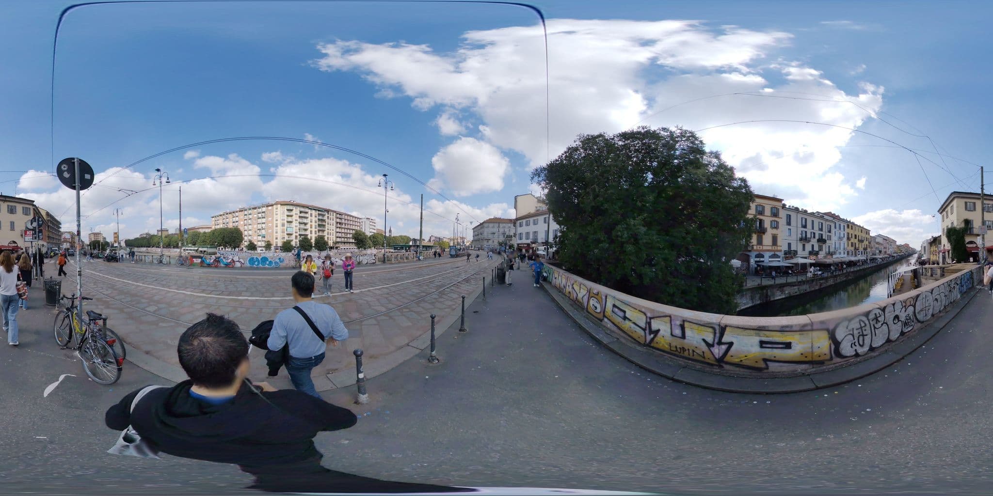 Street view near Naviglio Grande di Milano, Milan — © mapconcierge (CC BY-SA · Mapillary)