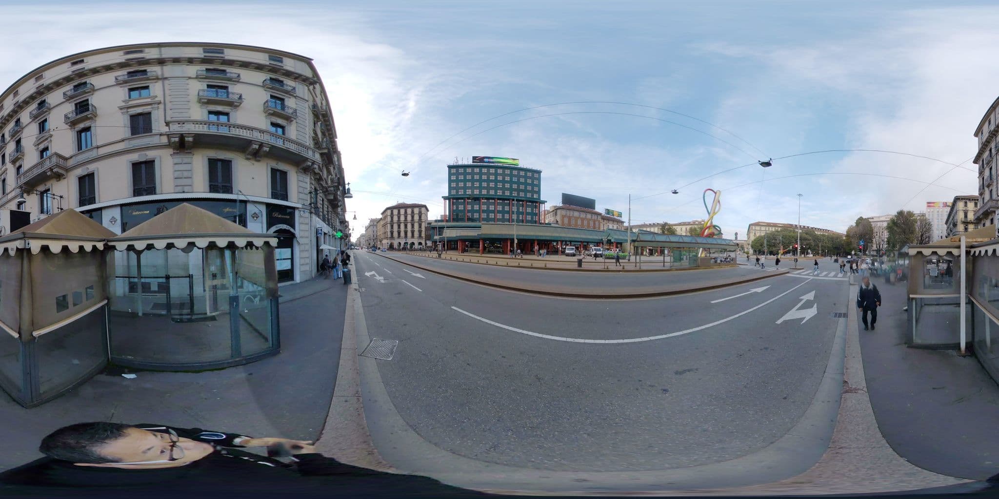Street view near Charming Apartment The Castle, Brera — © mapconcierge (CC BY-SA · Mapillary)