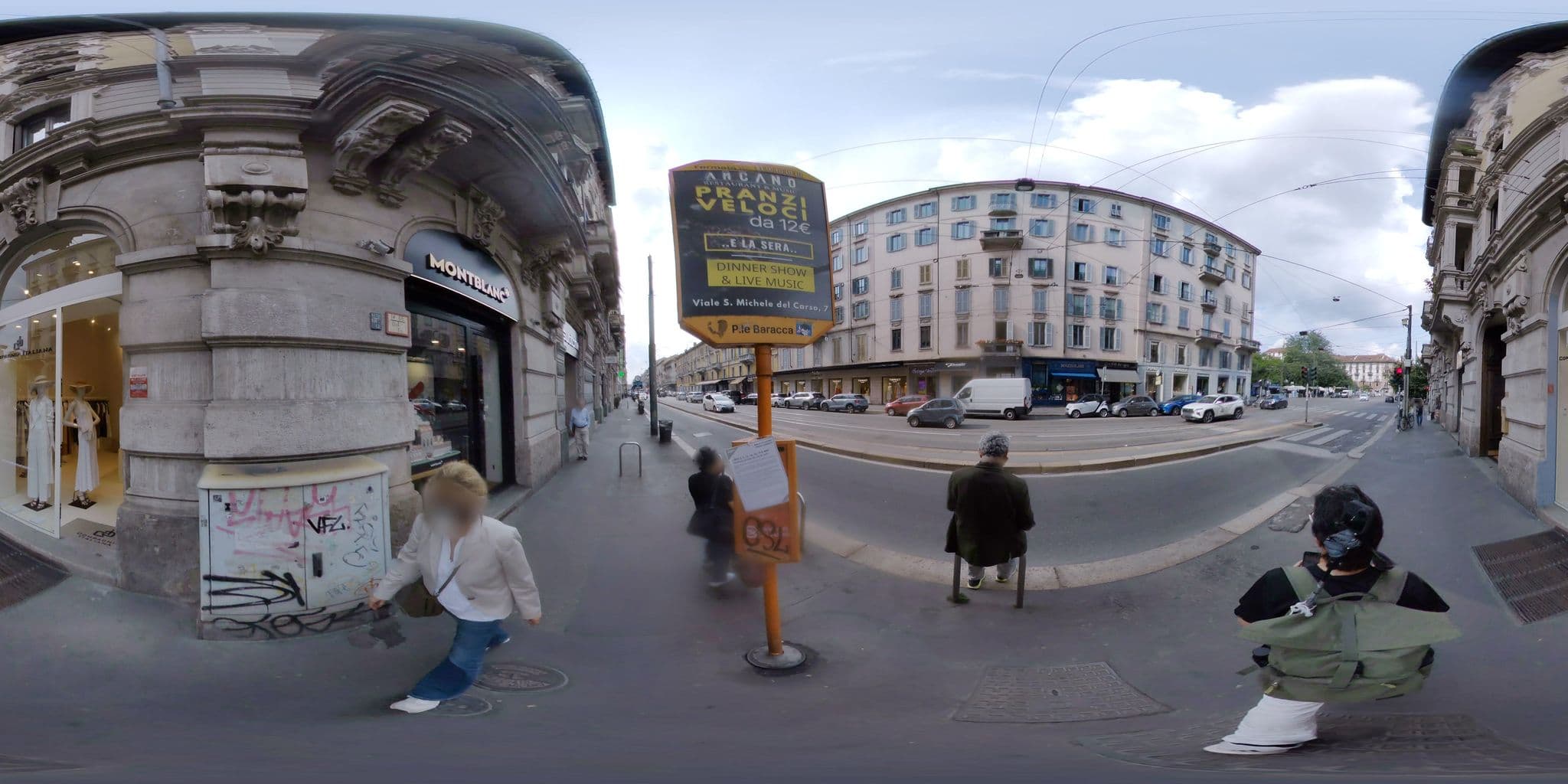 Street view near Orient Espress Hotels, Italy, Brera — © mapconcierge (CC BY-SA · Mapillary)
