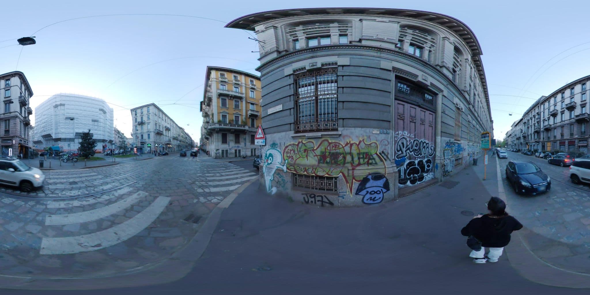 Street view near Lis Apartment, Milan — © mapconcierge (CC BY-SA · Mapillary)