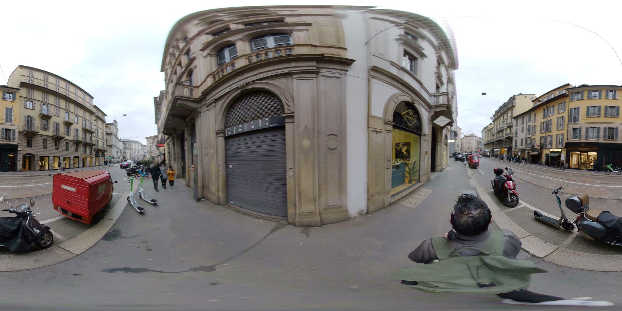 Street view near Secondo Pensiero, Milan — © mapconcierge (CC BY-SA · Mapillary)