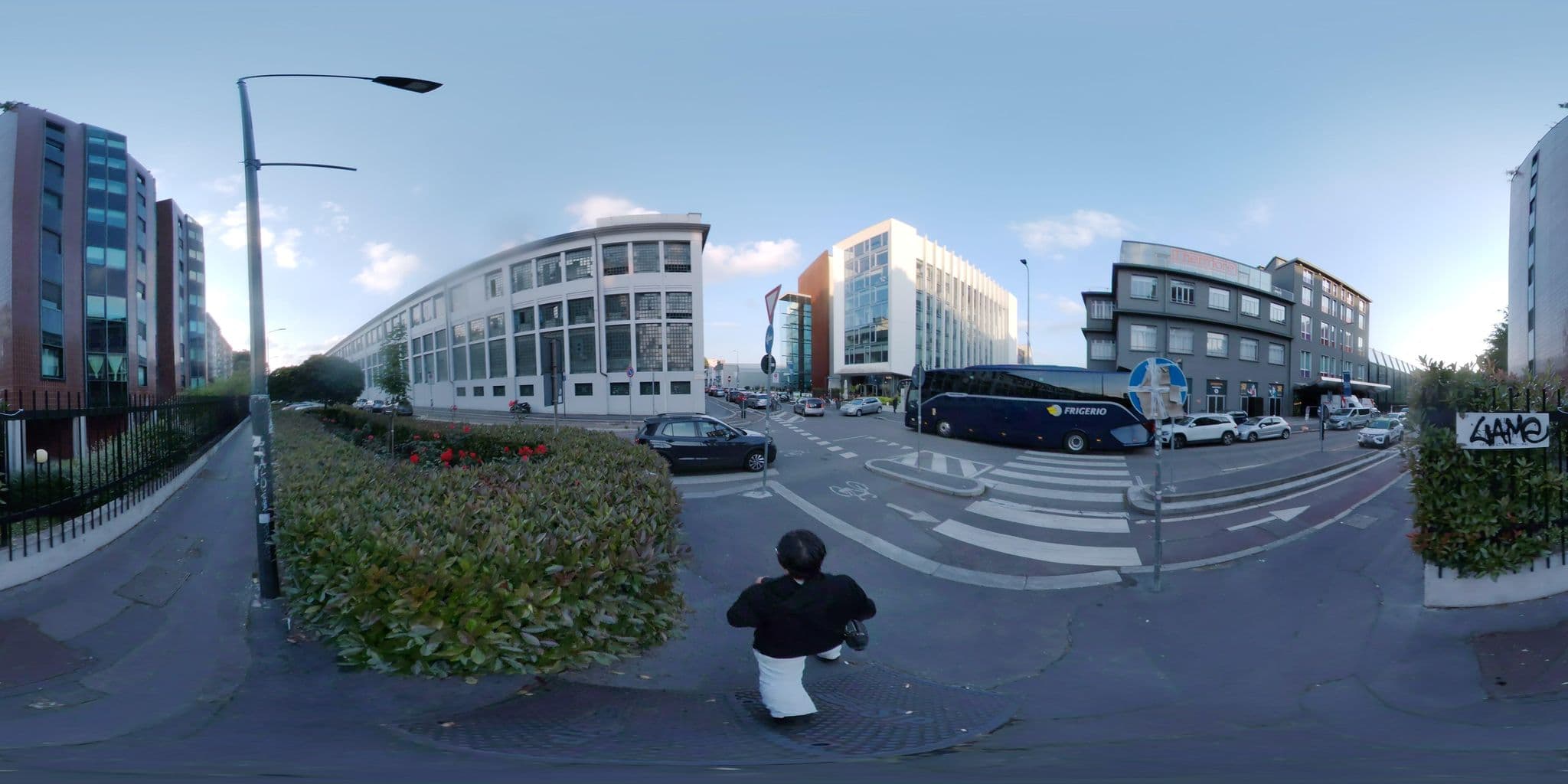 Street view near nhow Milano Hotel Swimming Pool, Milan — © mapconcierge (CC BY-SA · Mapillary)