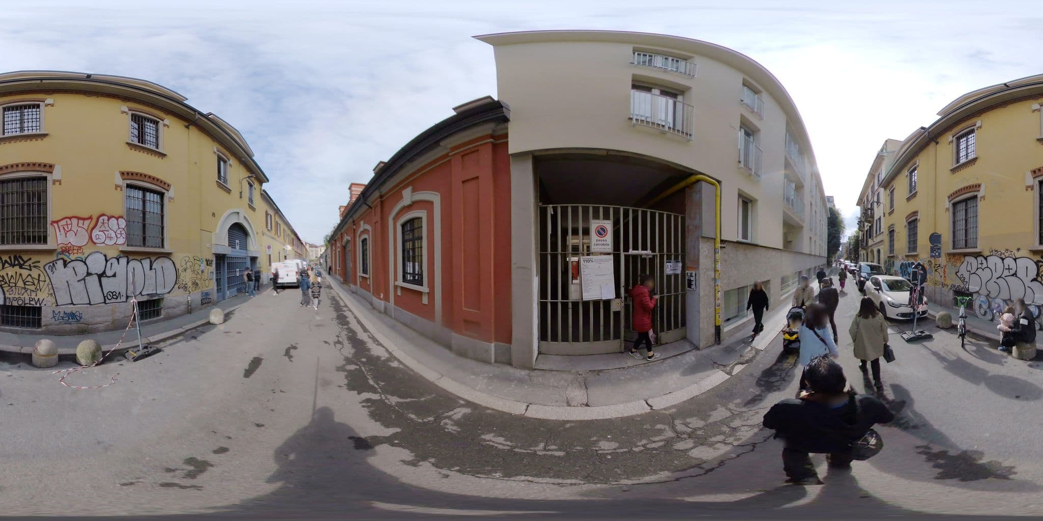 Street view near Cocoon, Milan — © mapconcierge (CC BY-SA · Mapillary)