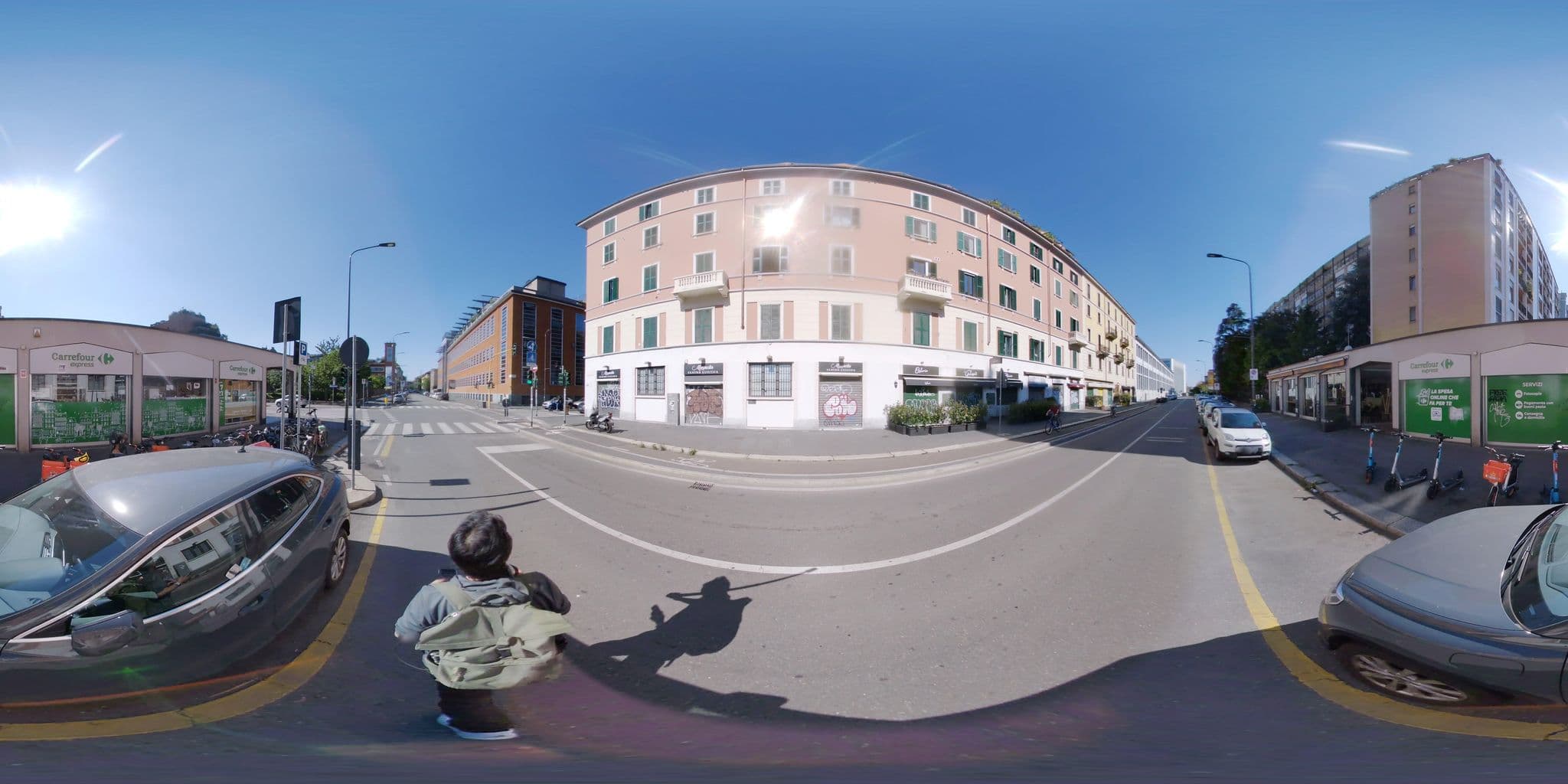 Street view near Mila Apartments Via Savona, Milan — © mapconcierge (CC BY-SA · Mapillary)