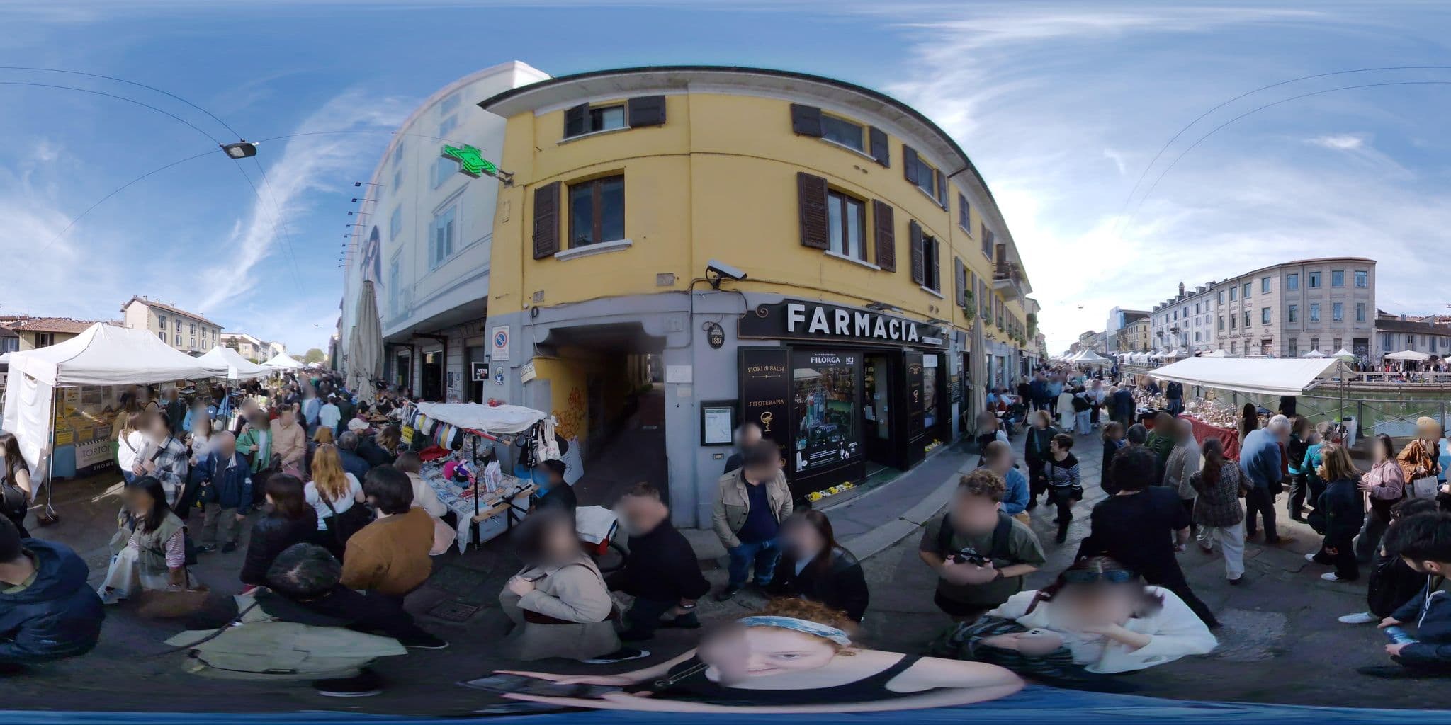 Street view near Secret Navigli Suite, Milan — © mapconcierge (CC BY-SA · Mapillary)