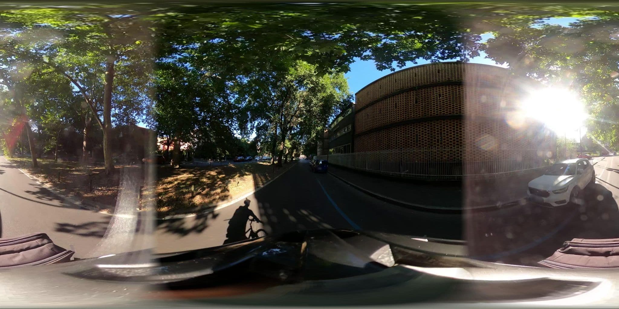 Street view near Piero Rotta Hostel, Quartiere Otto — © jacopofar (CC BY-SA · Mapillary)