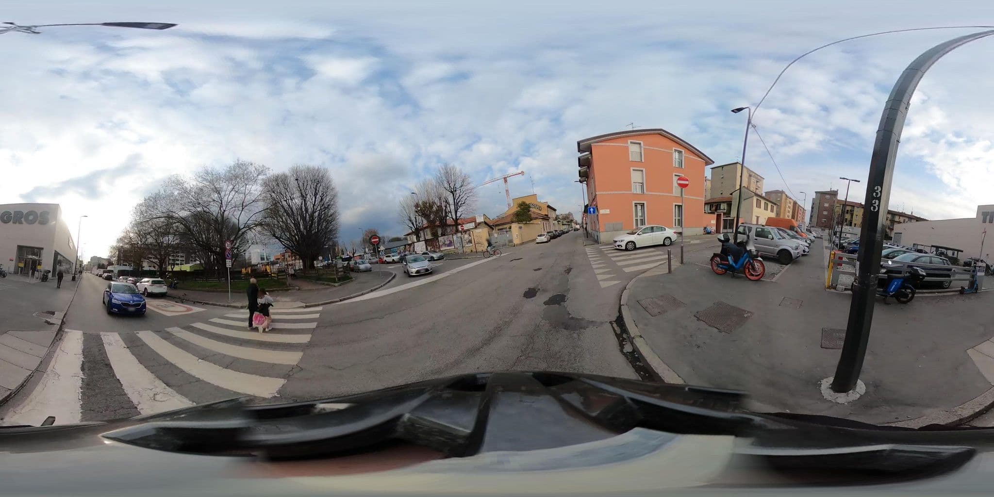 Street view near Film Studios, Quarto Oggiaro — © jacopofar (CC BY-SA · Mapillary)