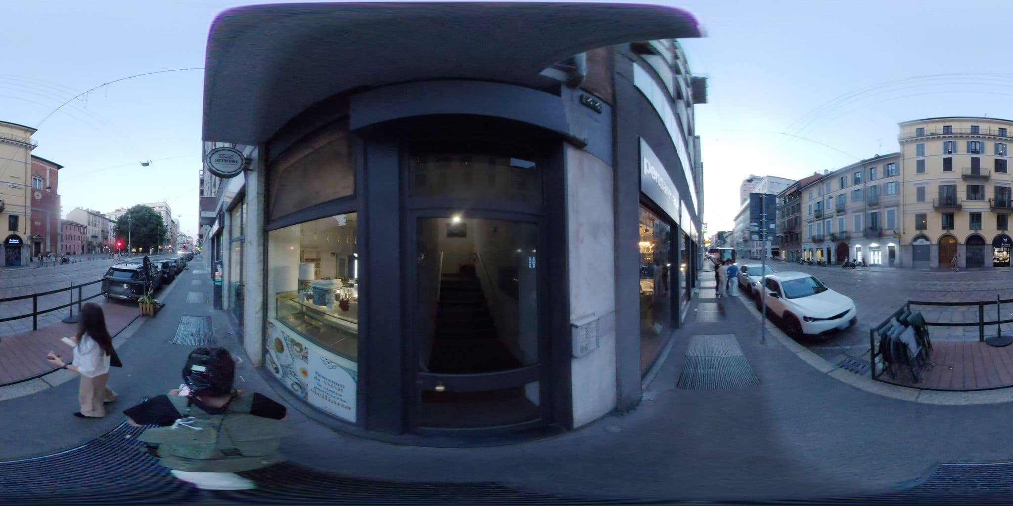 Street view near Nibre, Milan — © mapconcierge (CC BY-SA · Mapillary)