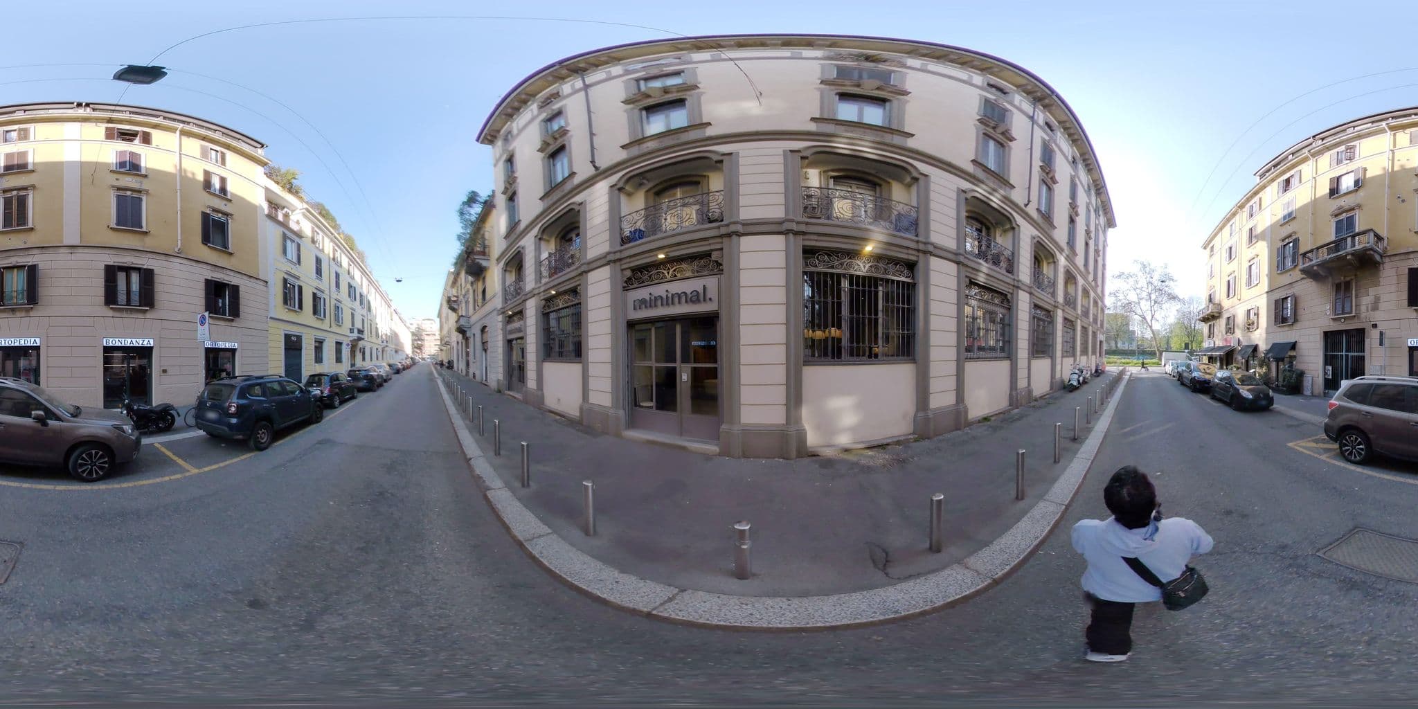 Street view near La Marina Di Milano Clusone, Milan — © mapconcierge (CC BY-SA · Mapillary)