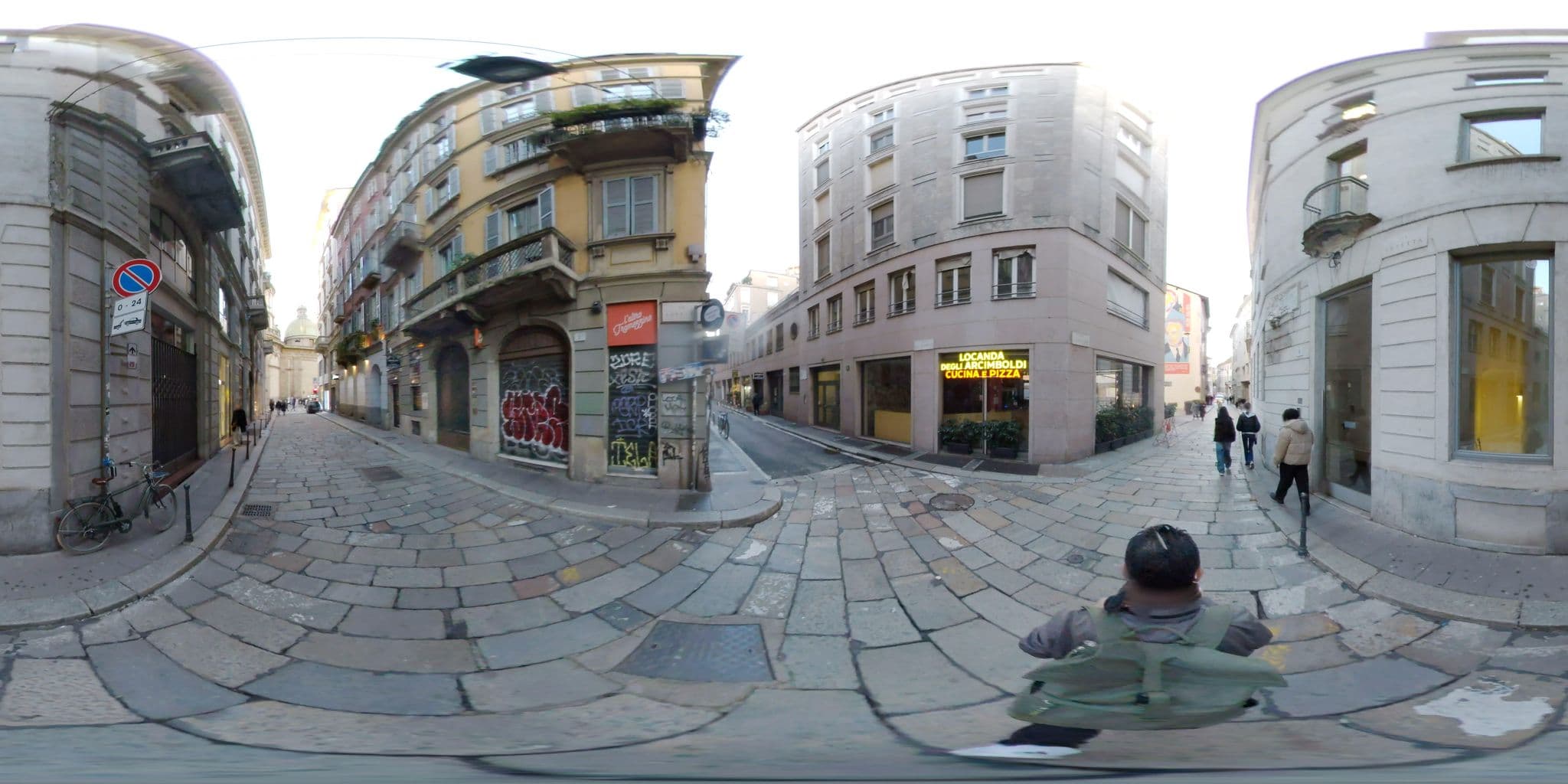Street view near dHomes Apart Hotel, Milan — © mapconcierge (CC BY-SA · Mapillary)