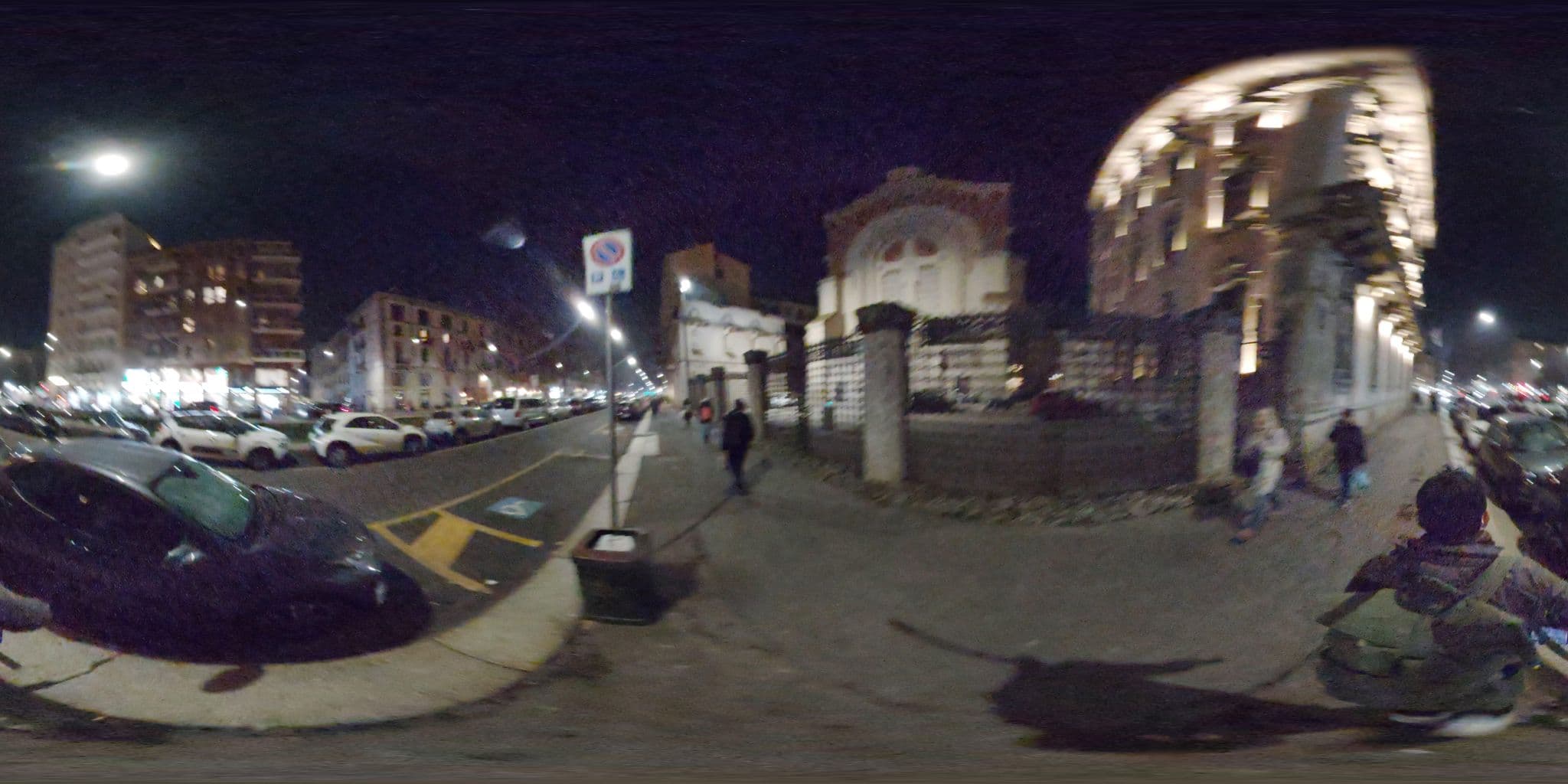 Street view near Château Monfort Spa, Milan — © mapconcierge (CC BY-SA · Mapillary)