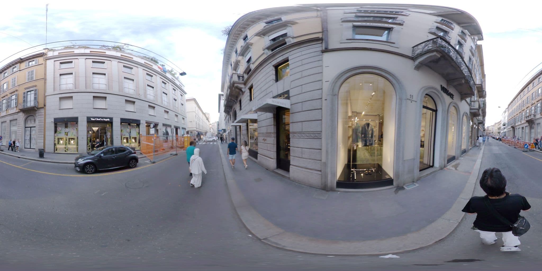 Street view near Velvet Gray Boutique Hotel, Milan — © mapconcierge (CC BY-SA · Mapillary)