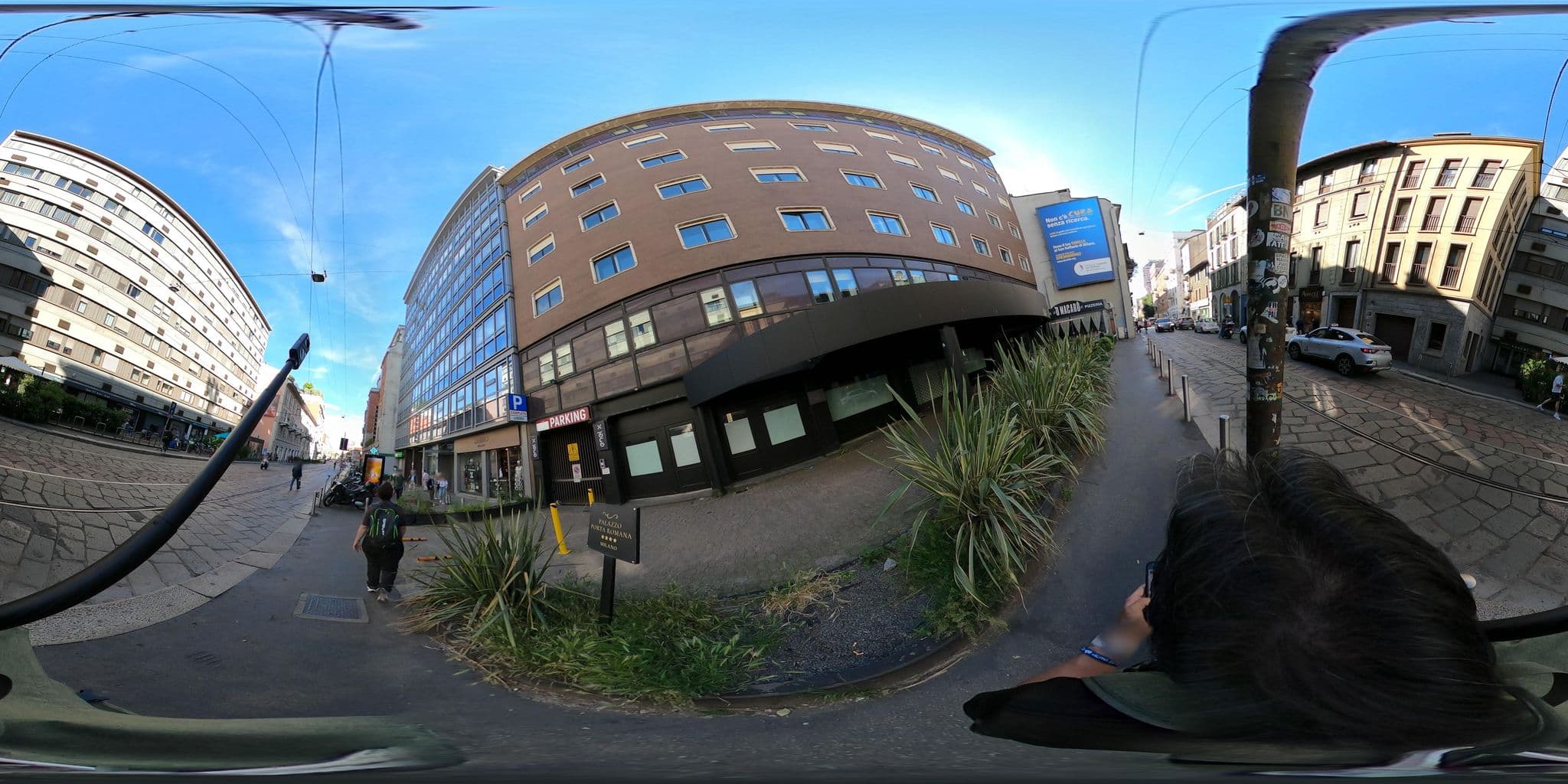 Street view near Romana Residence, Milan — © mapconcierge (CC BY-SA · Mapillary)