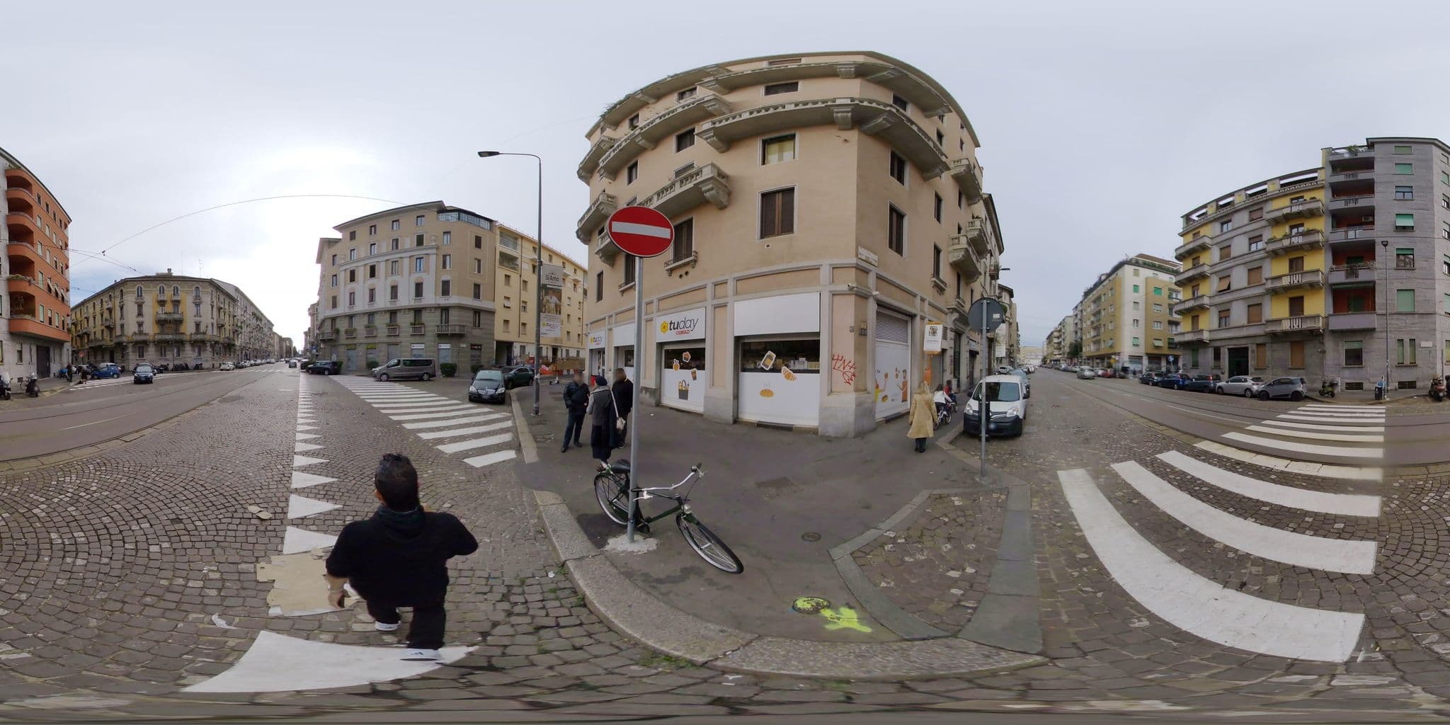 Street view near Bed & Breakfast Milano Centrale, Brera — © mapconcierge (CC BY-SA · Mapillary)