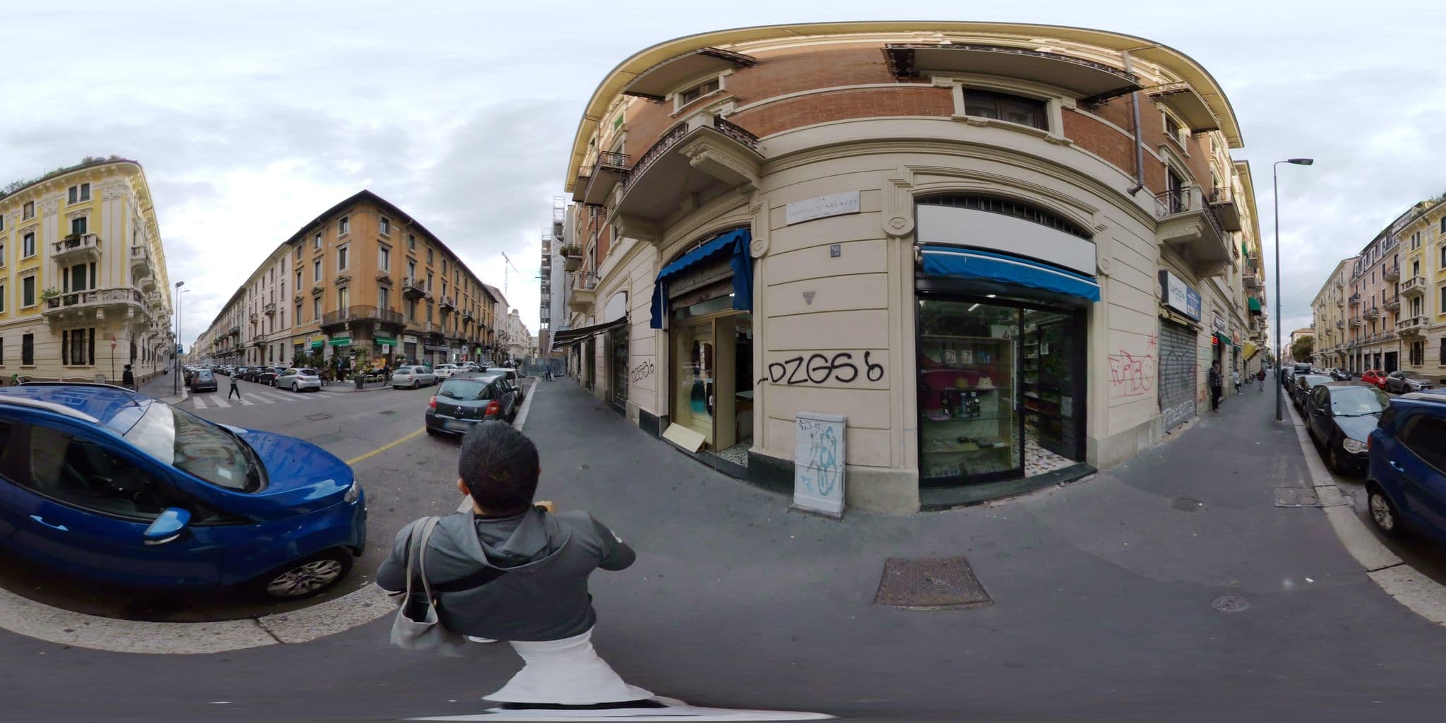 Street view near Гостиница Mokimba, Brera — © mapconcierge (CC BY-SA · Mapillary)