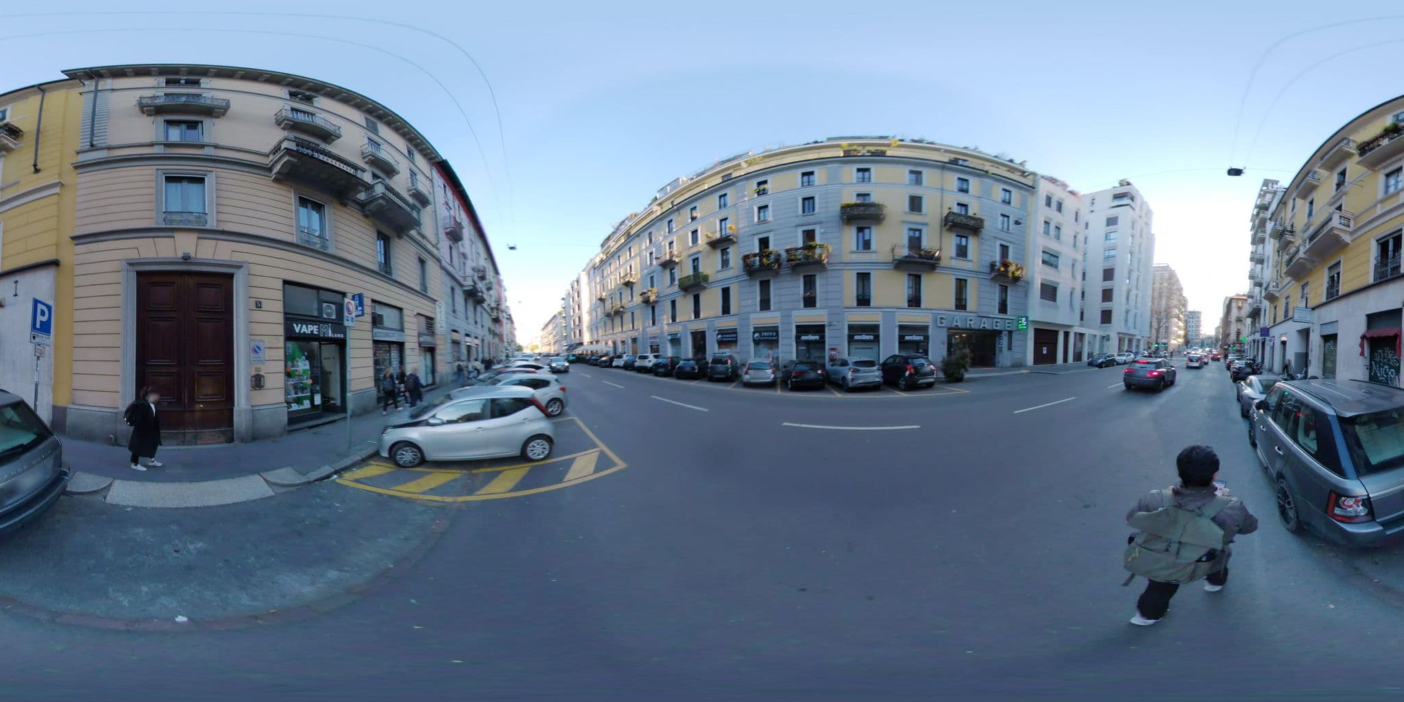 Street view near Affitacamere Andronaco, Brera — © mapconcierge (CC BY-SA · Mapillary)