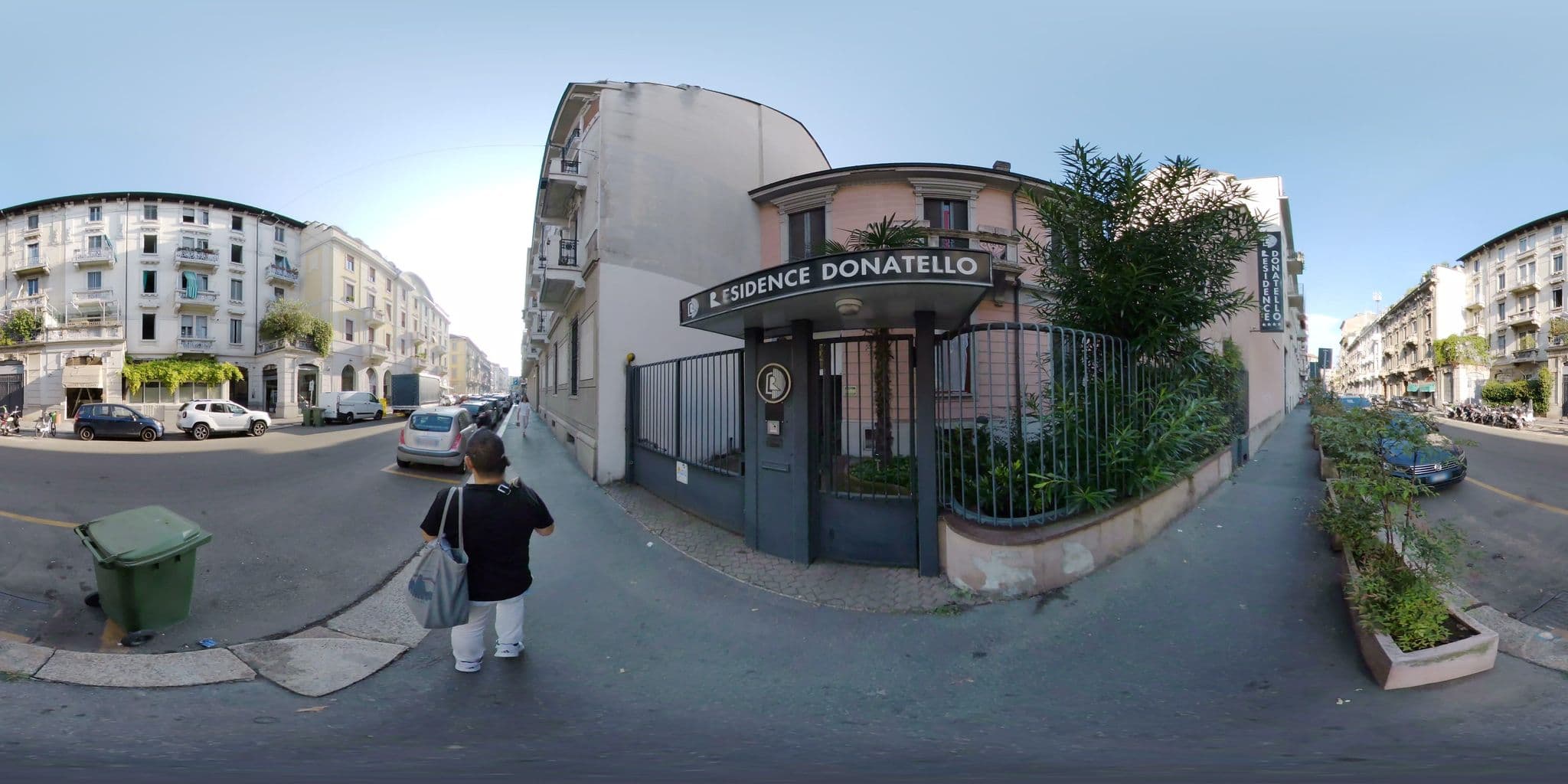 Street view near Residence Donatello, Brera — © mapconcierge (CC BY-SA · Mapillary)