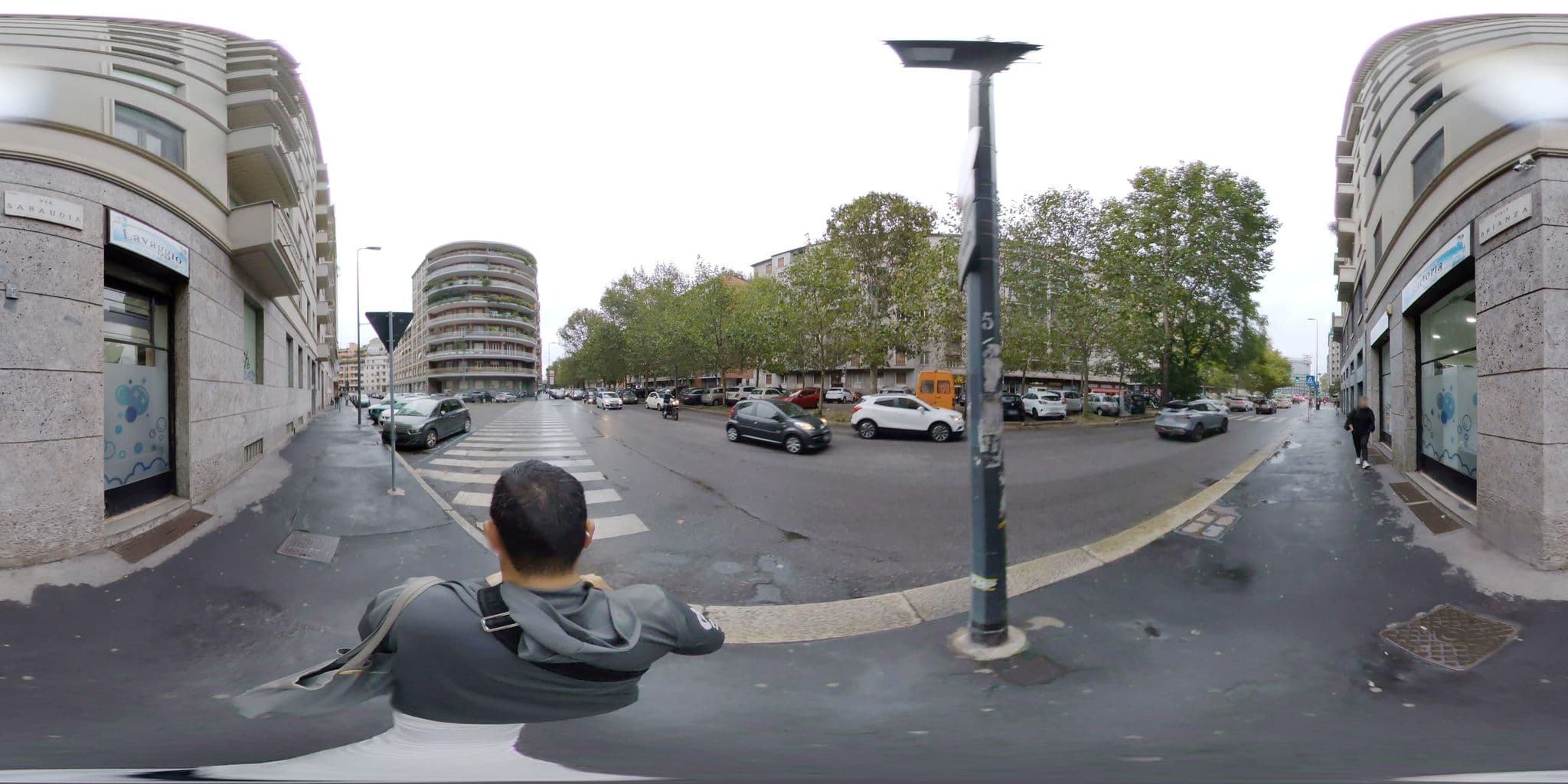 Street view near Panoramic Plaza Apartment -Loreto 1, Brera — © mapconcierge (CC BY-SA · Mapillary)