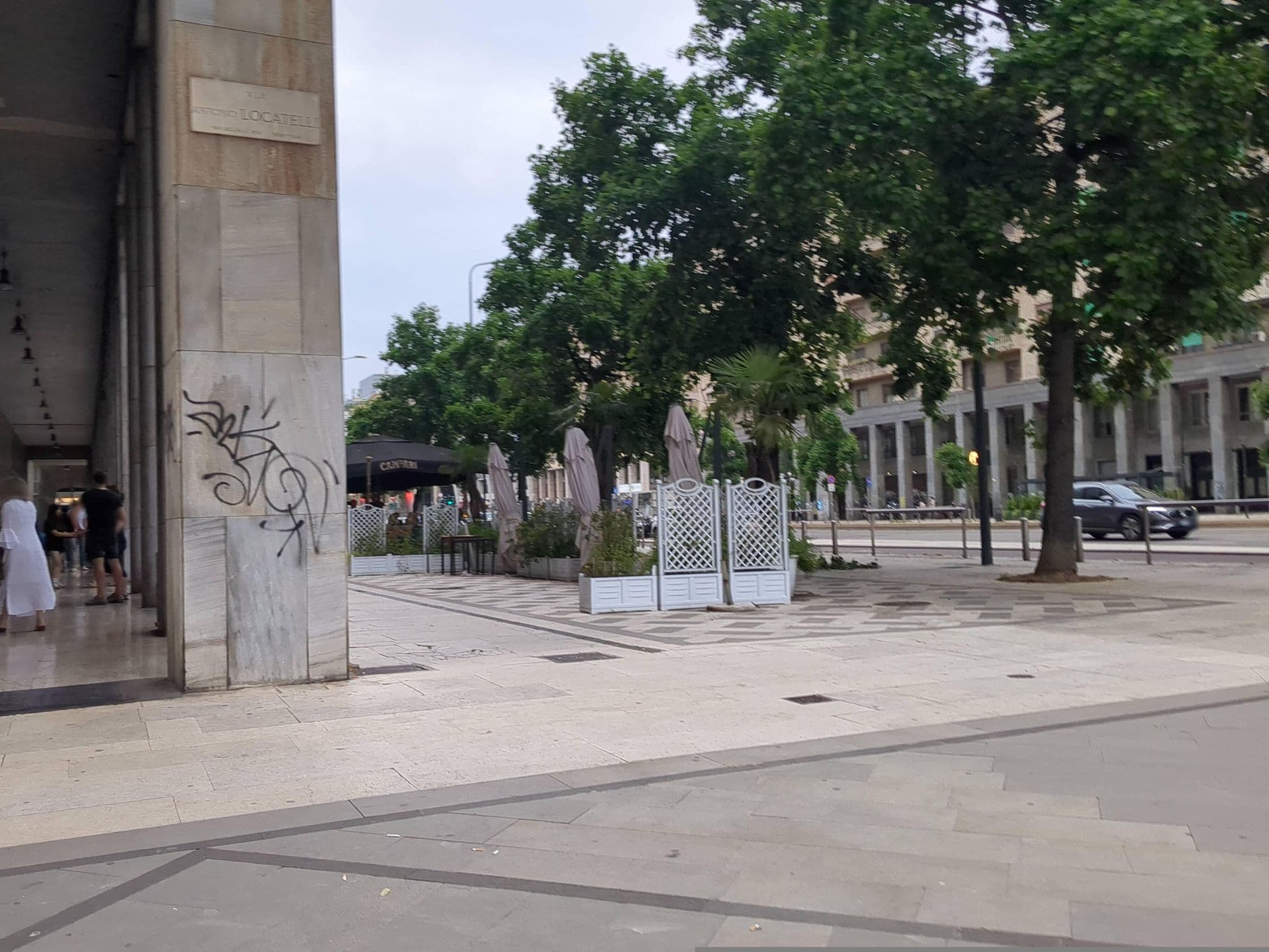 Street view near Florida SRL, Brera — © jacopofar (CC BY-SA · Mapillary)