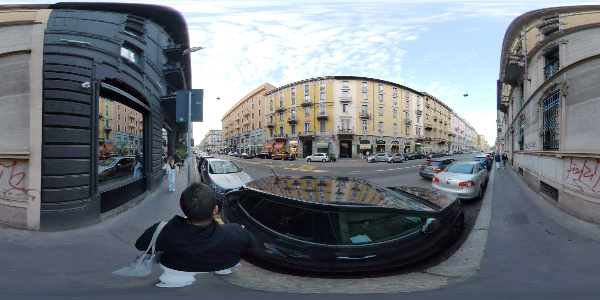 Street view near Heart Of Milan, Brera — © mapconcierge (CC BY-SA · Mapillary)